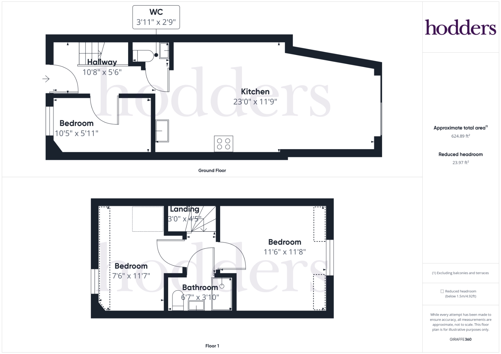 14, Fitzrobert Place, Surrey floorplan