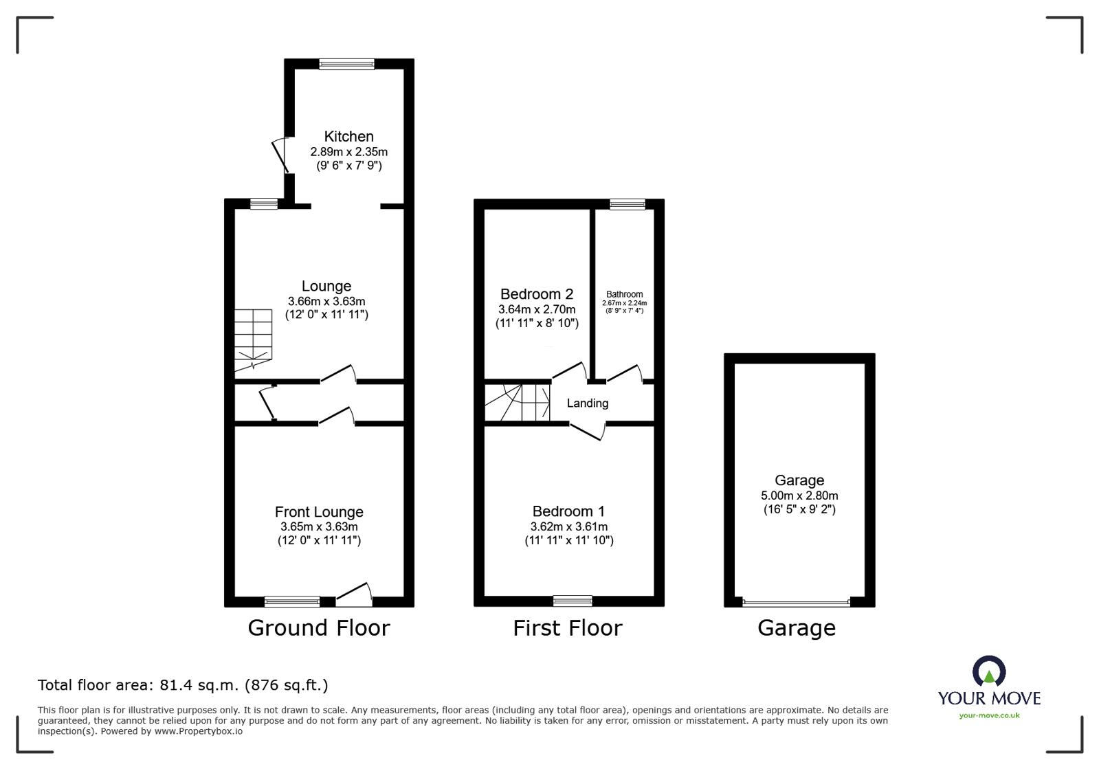 12, Croft Street, West Midlands floorplan