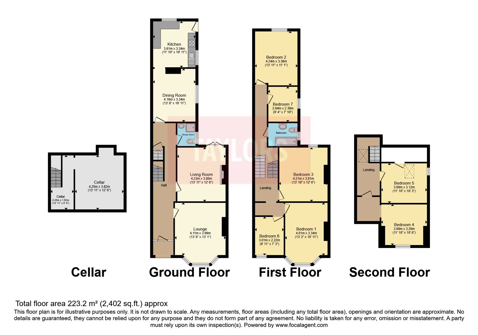 27, Rutland Road, Bedfordshire floorplan