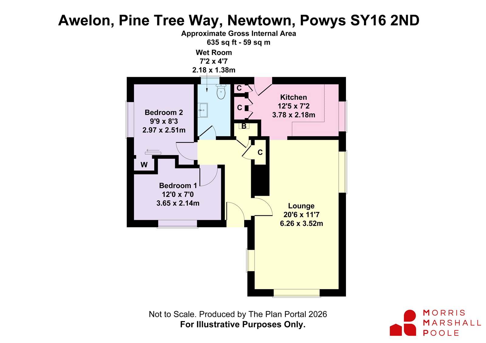 Awelon,, Pine Tree Way, Powys floorplan