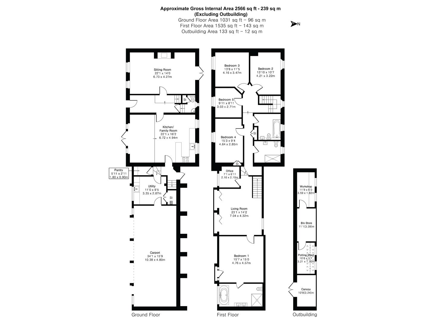 The Harvest Barn, Nymet Tracey, Crediton floorplan