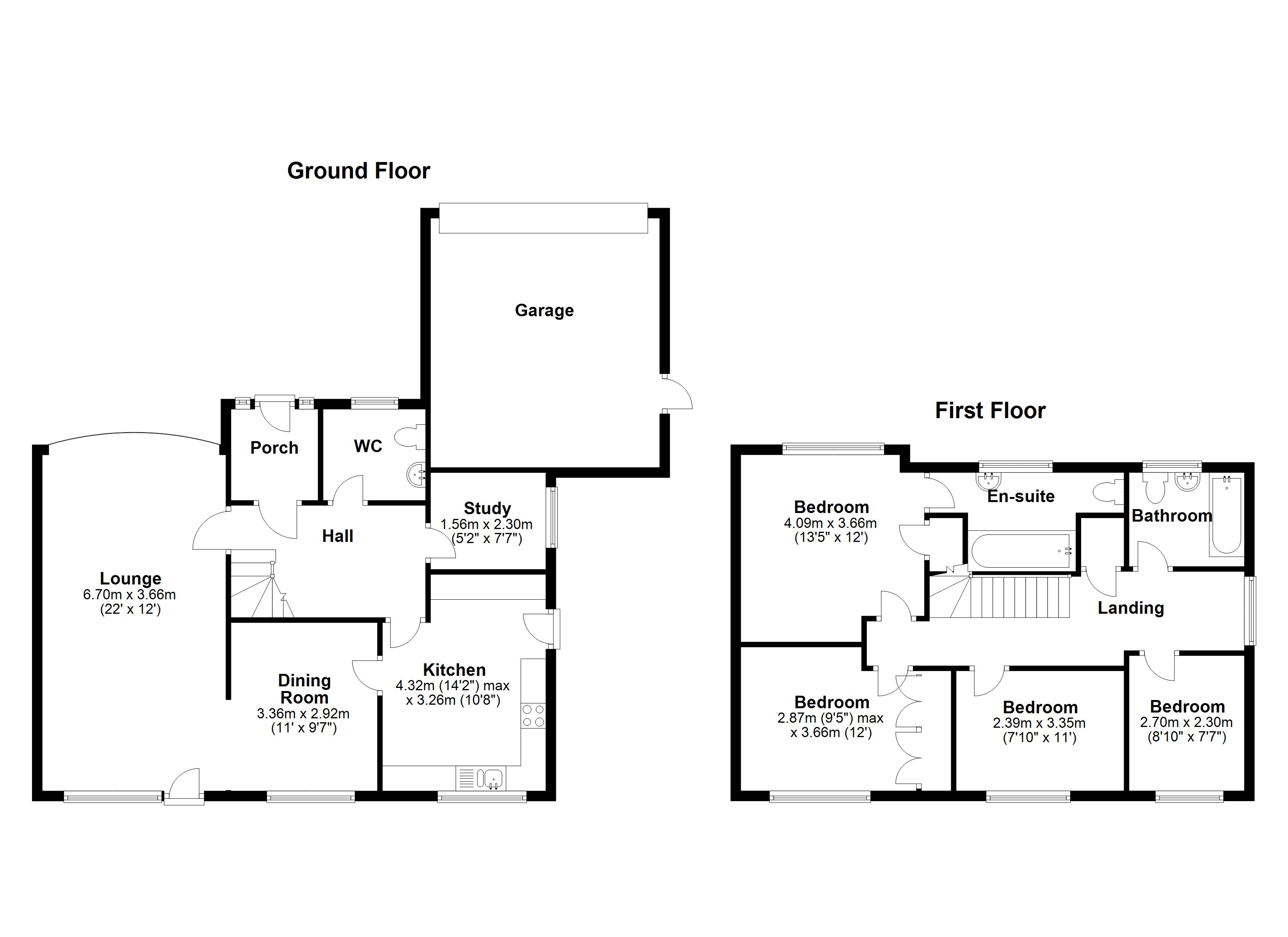27 Ringwood Grove, Weston s Mare floorplan