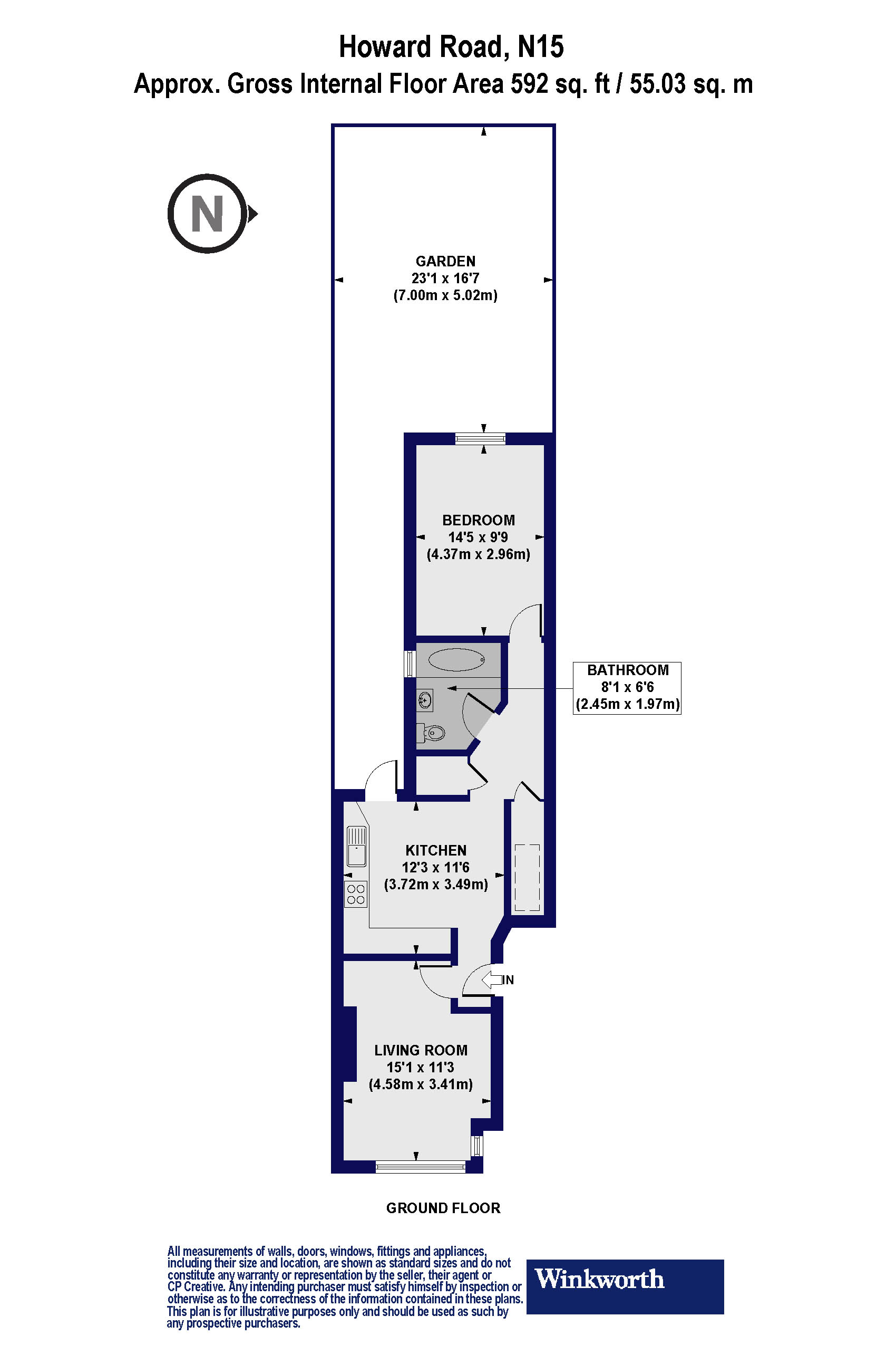 1 bed property for sale in Howard Road, London N15 68664965 Zoopla