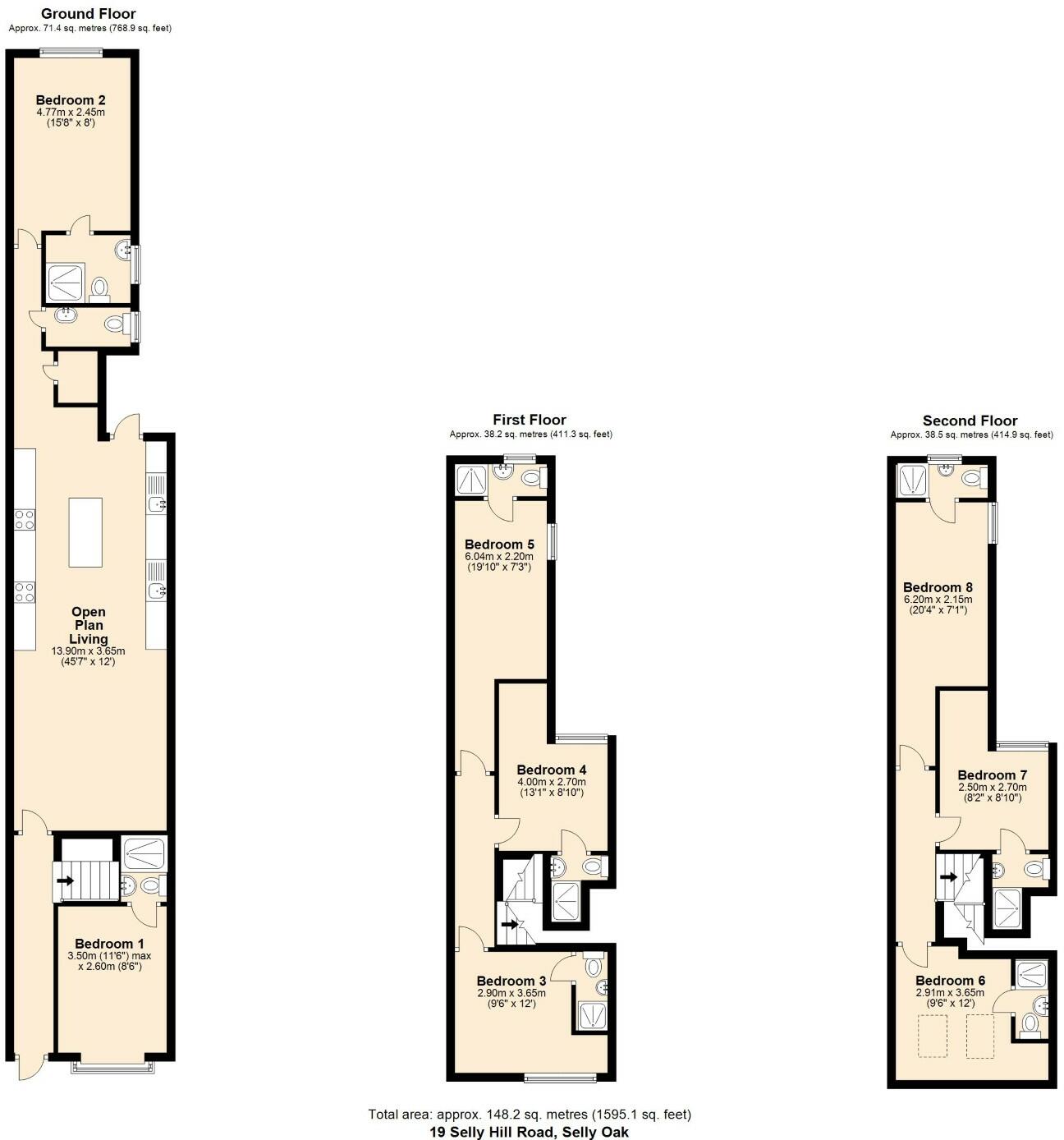 19, Selly Hill Road, Birmingham floorplan