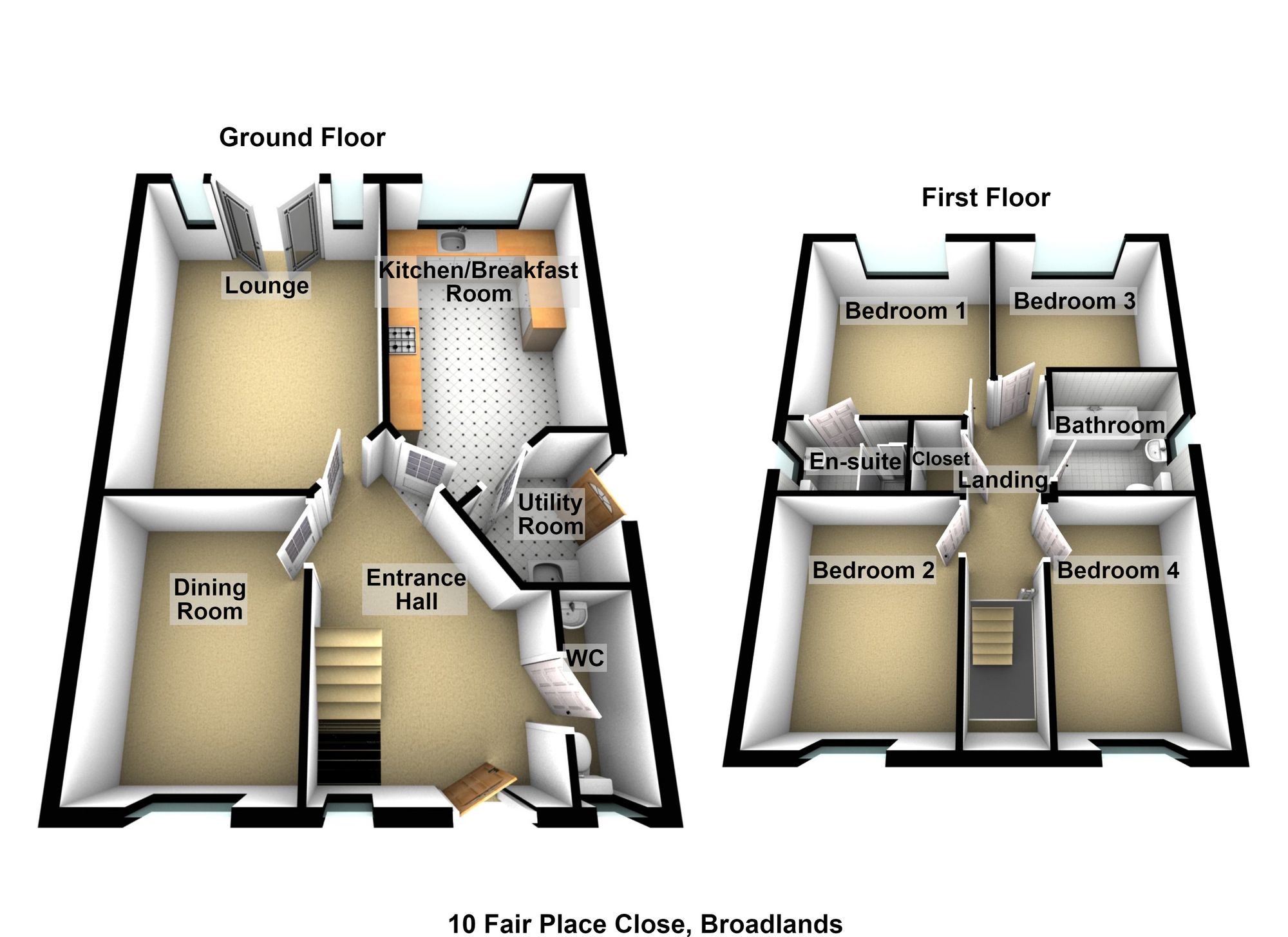 10 Fairplace Close, Bridgend floorplan