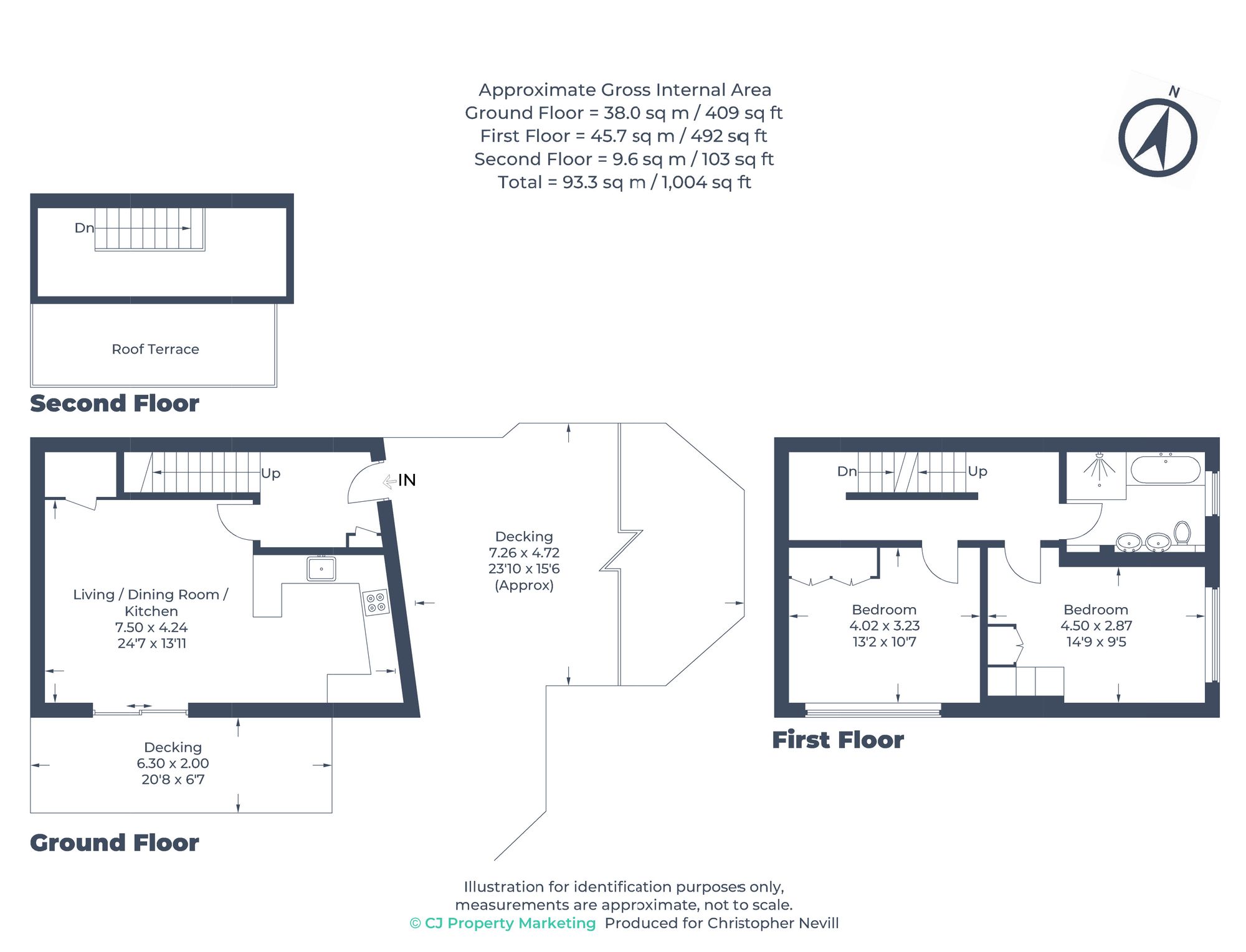 15 Old Mill Close, Uxbridge floorplan