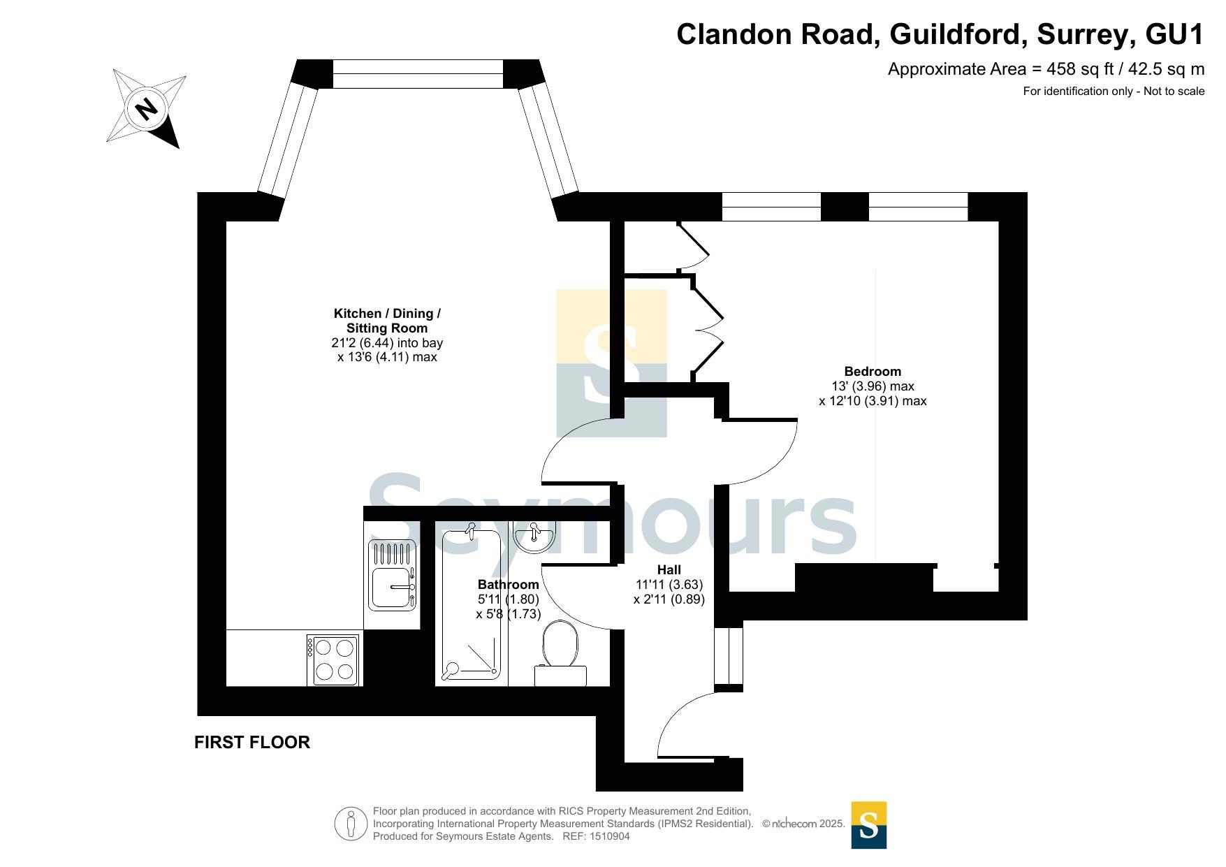 3, The Ridge House,, Clandon Road, Surrey floorplan