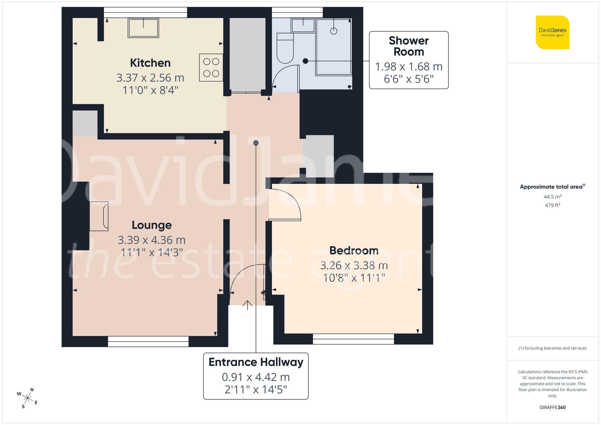 29 Chedworth Close, Nottingham floorplan