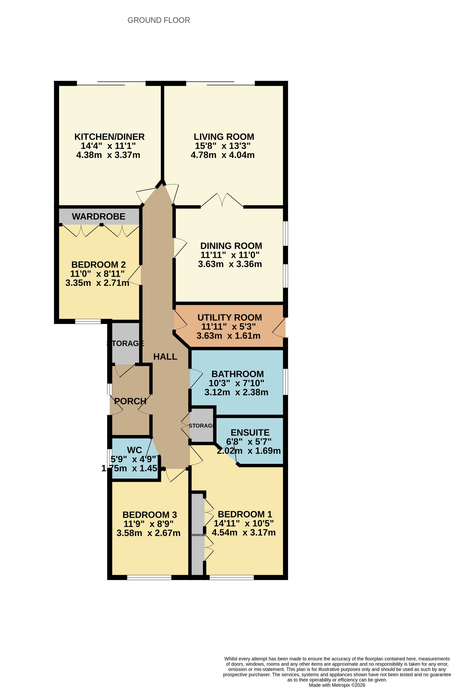 The Retreat Salmon Lane, Nottingham floorplan