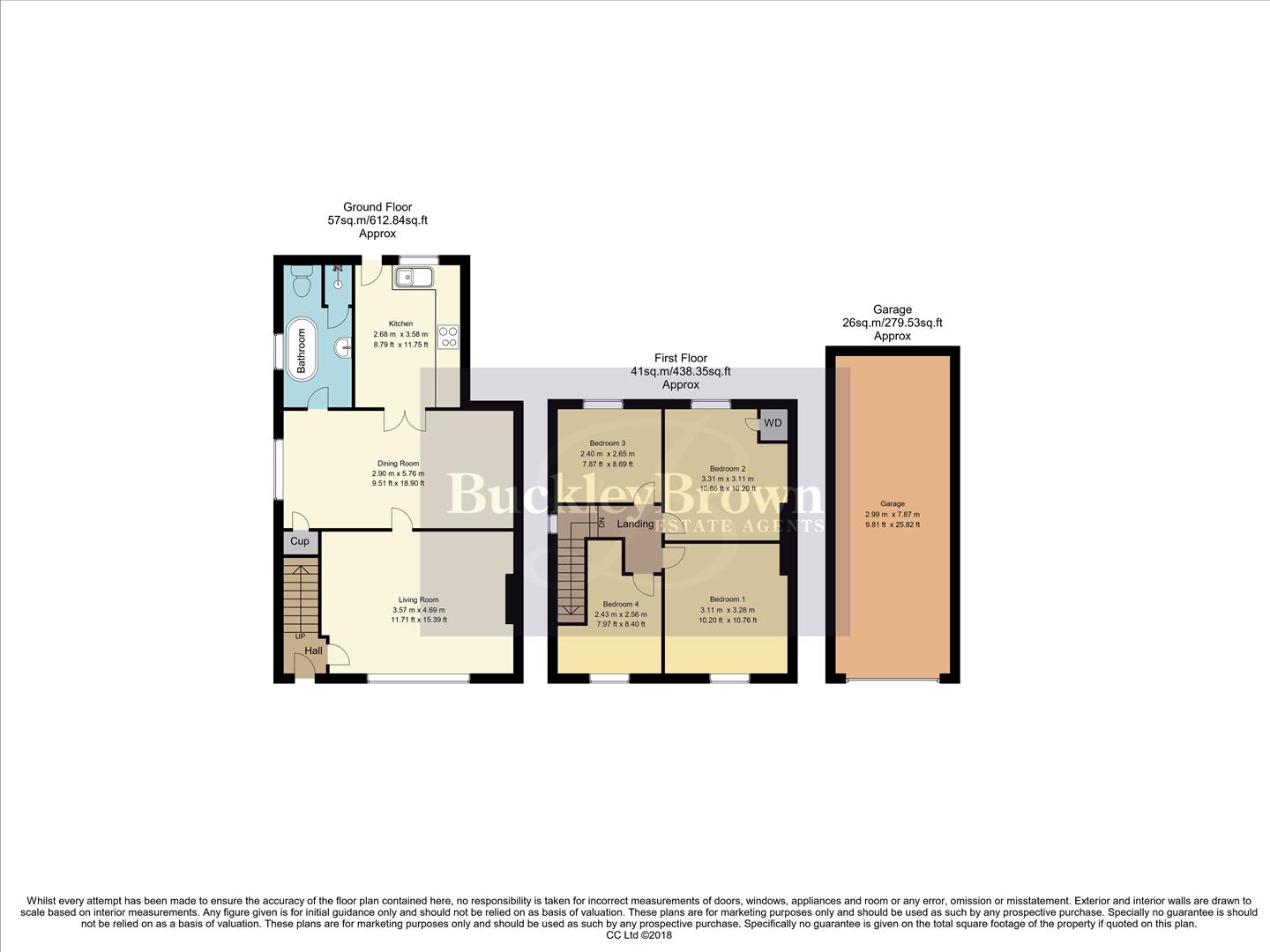 58, Savile Road, Newark floorplan