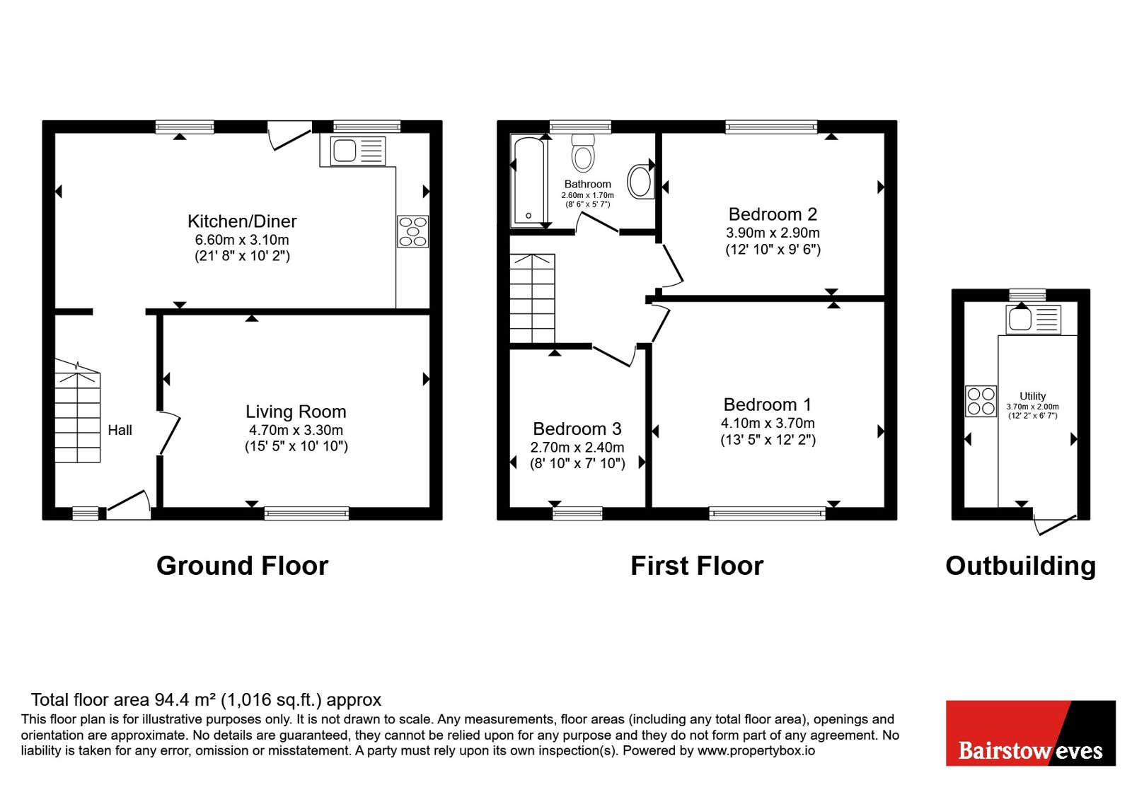 12, Hillbeck Crescent, Nottingham floorplan