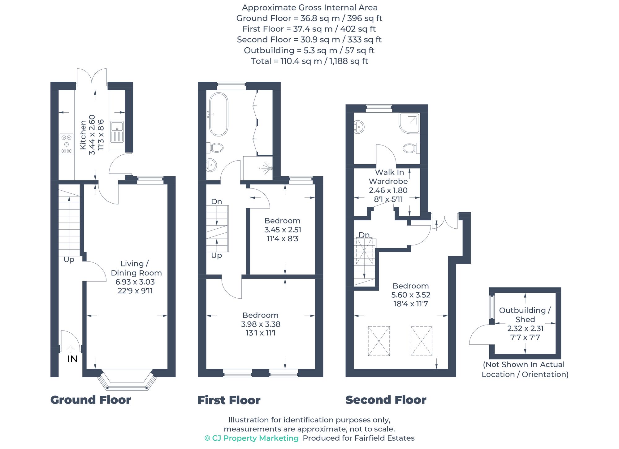 24 Elfrida Road, Watford floorplan