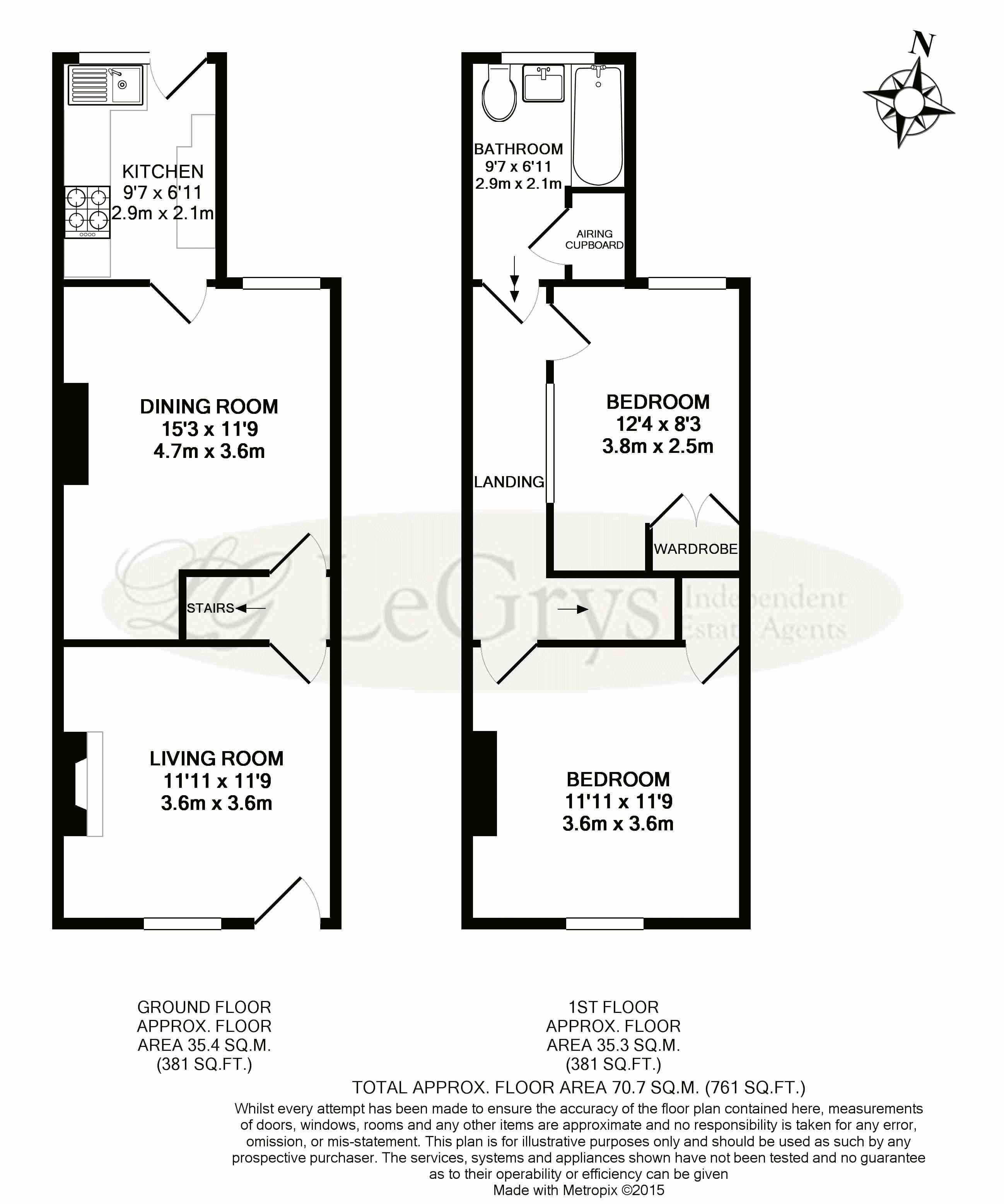 2 Bedrooms Terraced house for sale in Elm Road, Southborough, Tunbridge Wells TN4