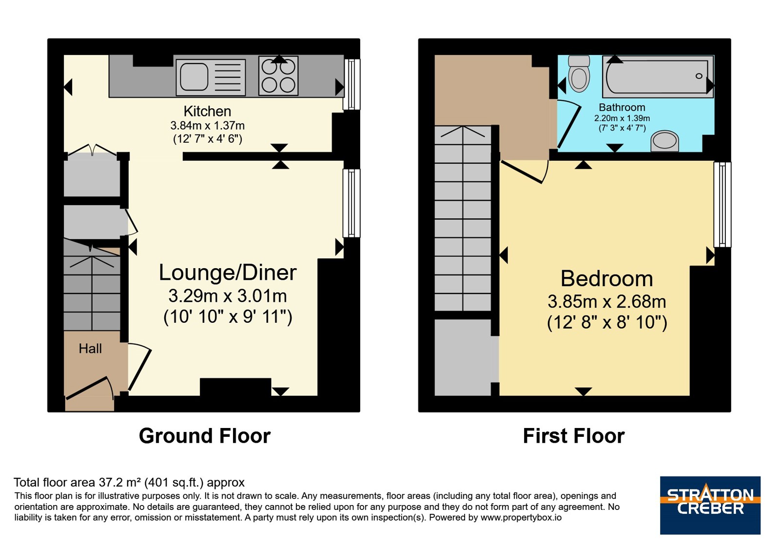 35,, Lemon Place, Redruth floorplan