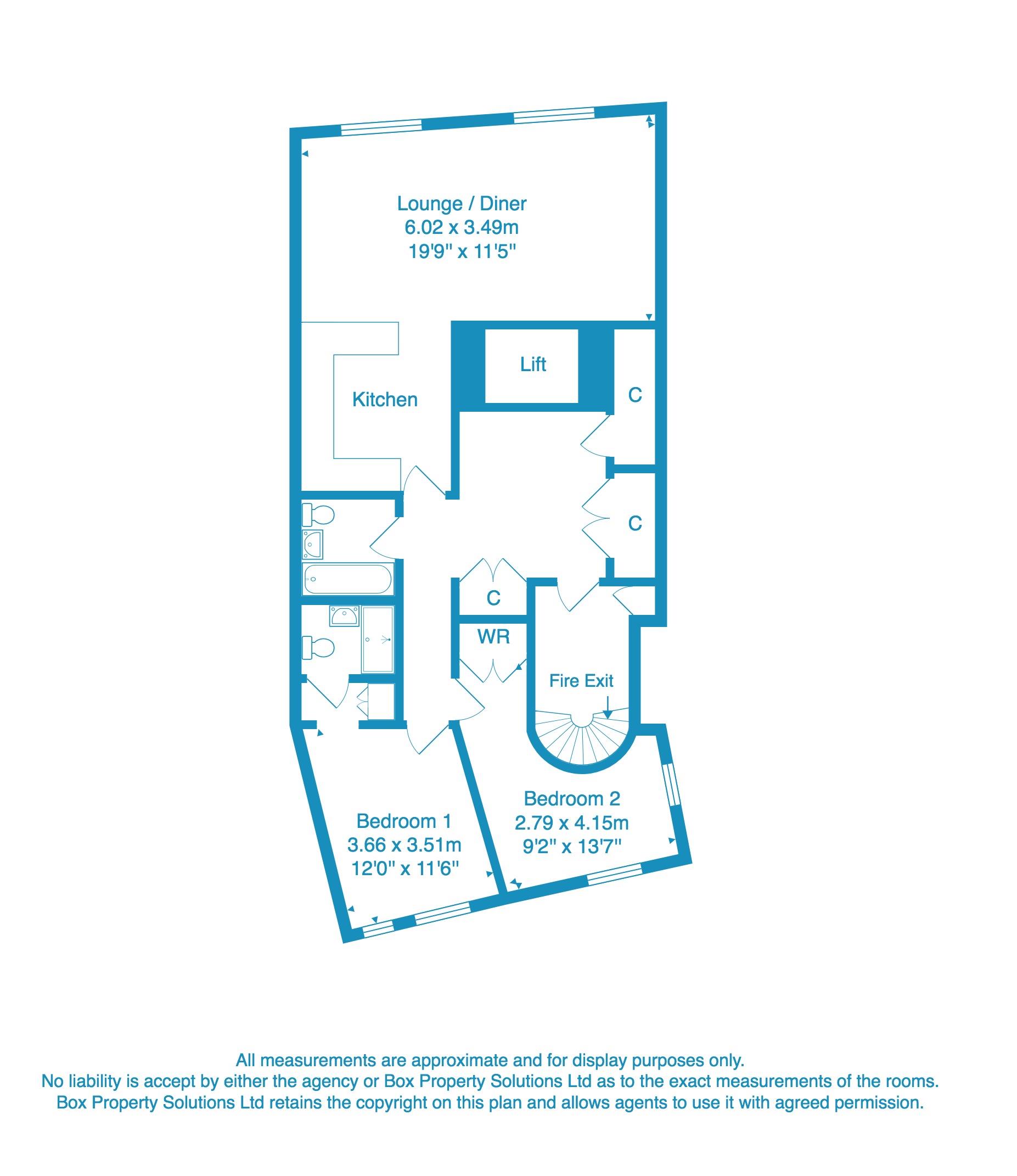 2 Bedrooms Flat to rent in Bridge Street, York YO1
