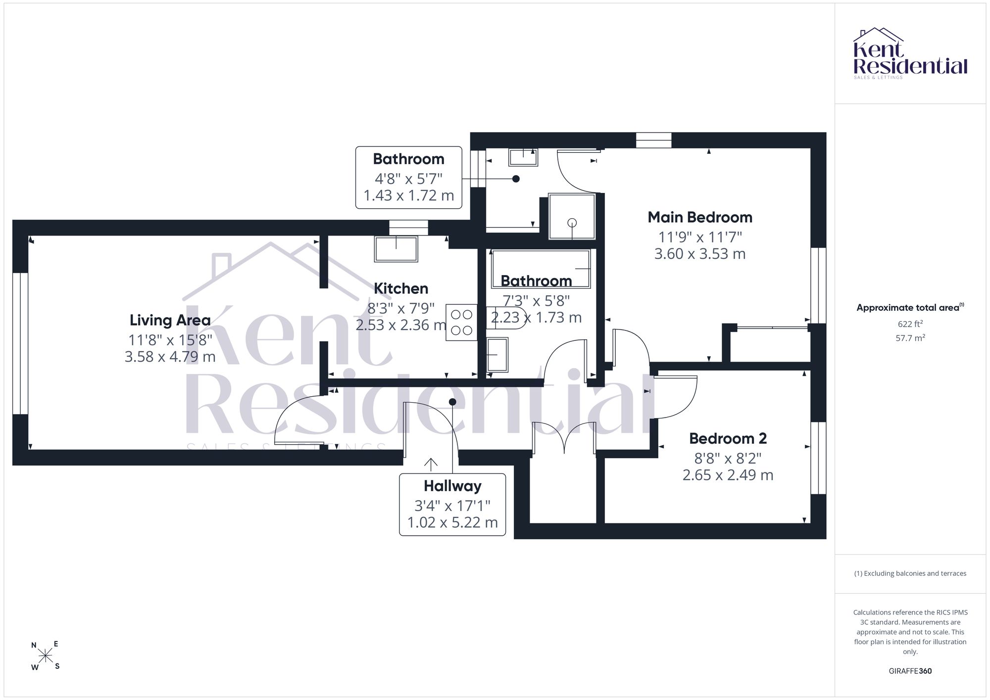 2 Keating Close, Rochester floorplan