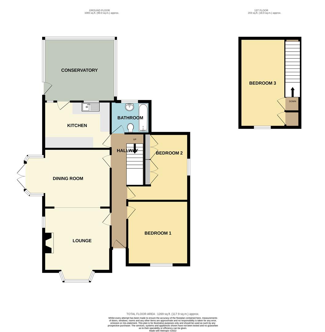 Walcott Road, Billinghay, Lincoln LN4, 3 bedroom detached bungalow for