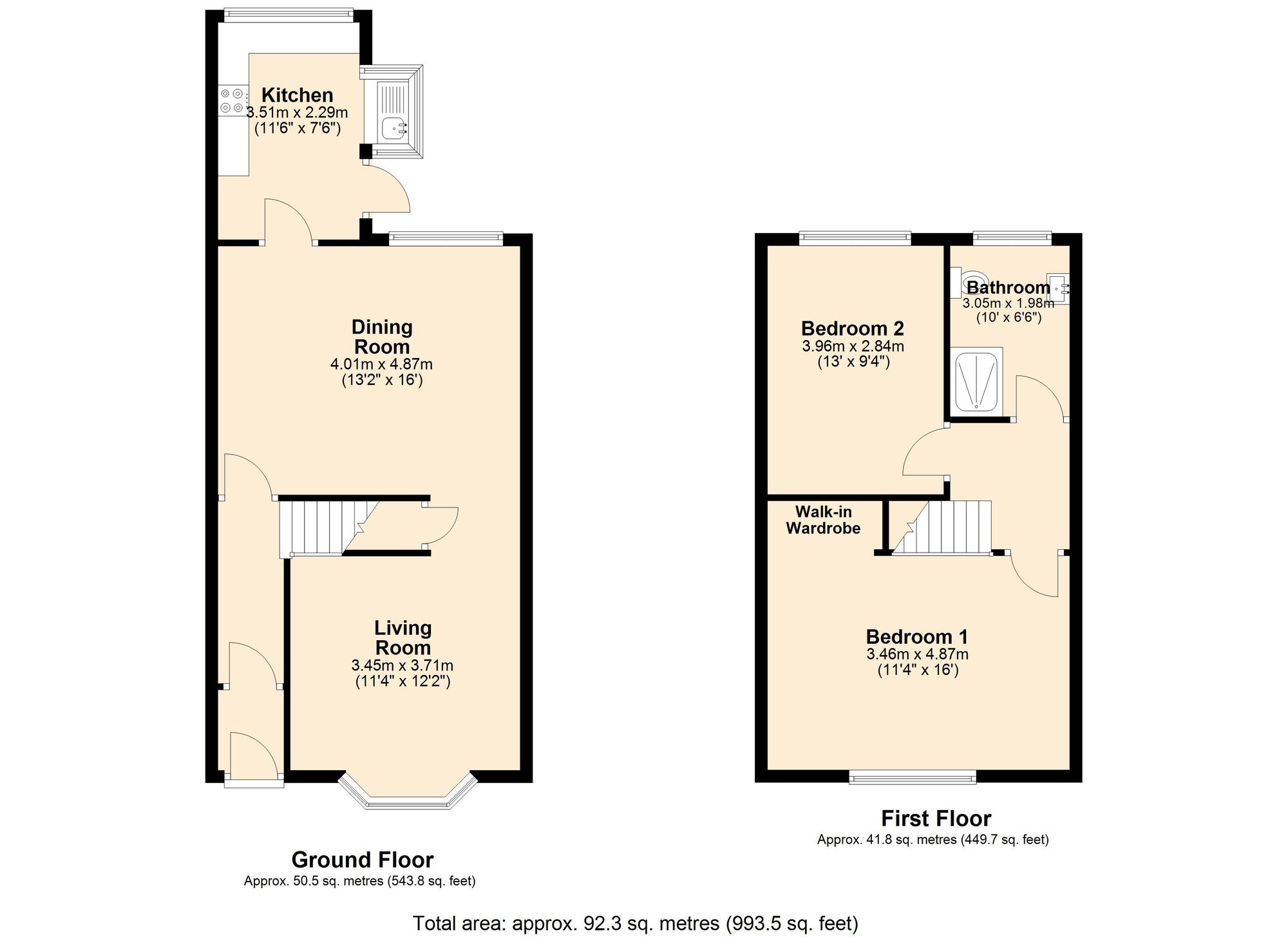 93 Blackburn Road, Accrington floorplan