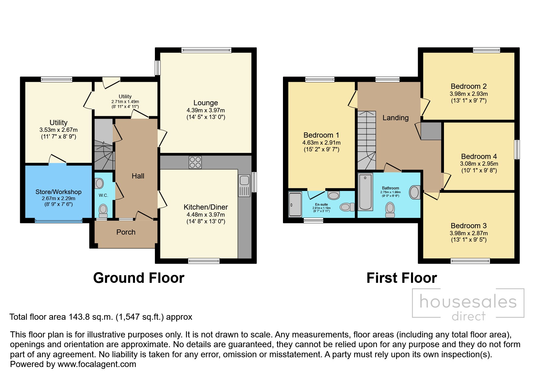 19, St. Andrews Close, Holsworthy floorplan