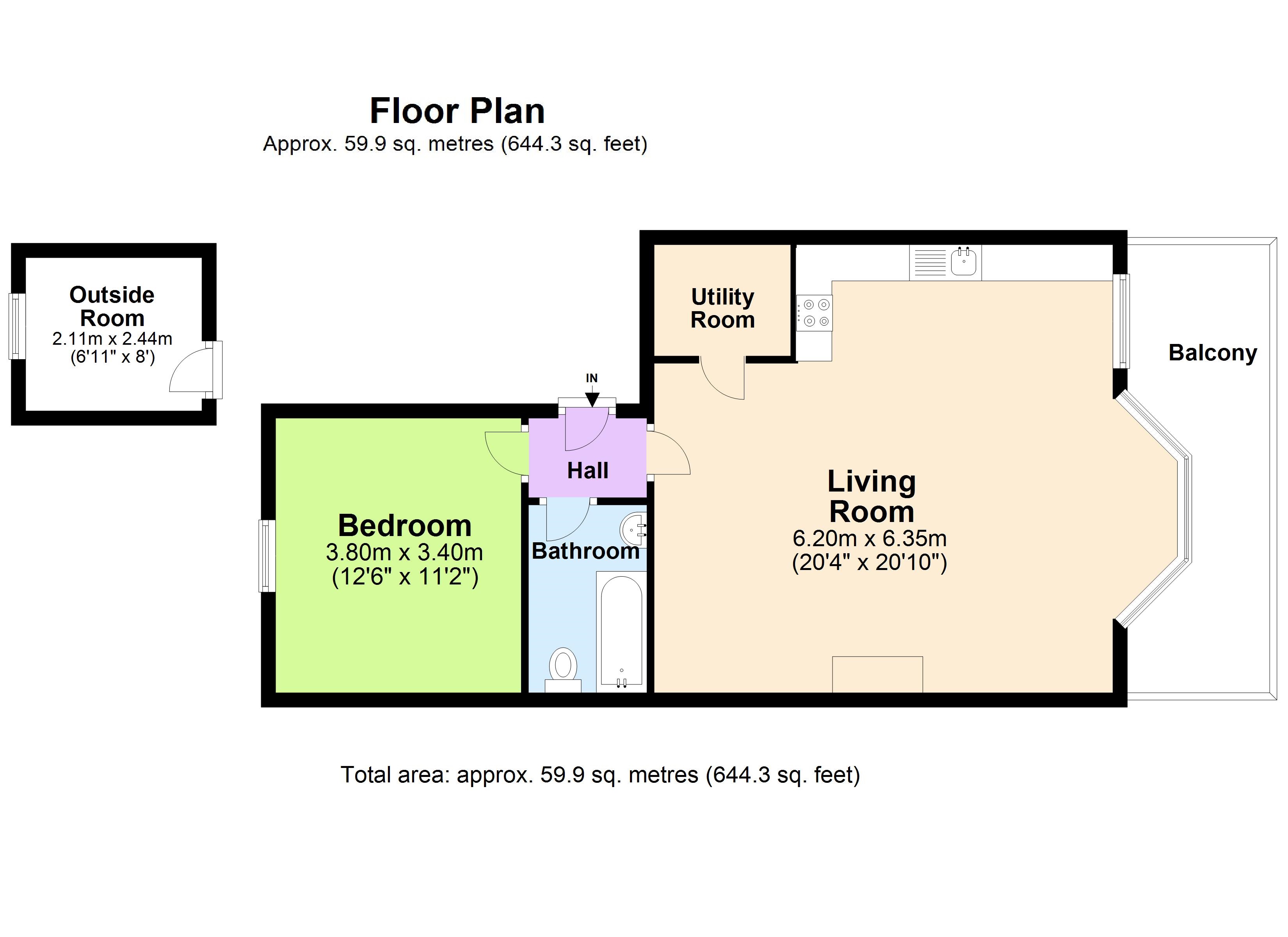 1 Bedrooms Flat for sale in Denmark Terrace, Brighton BN1