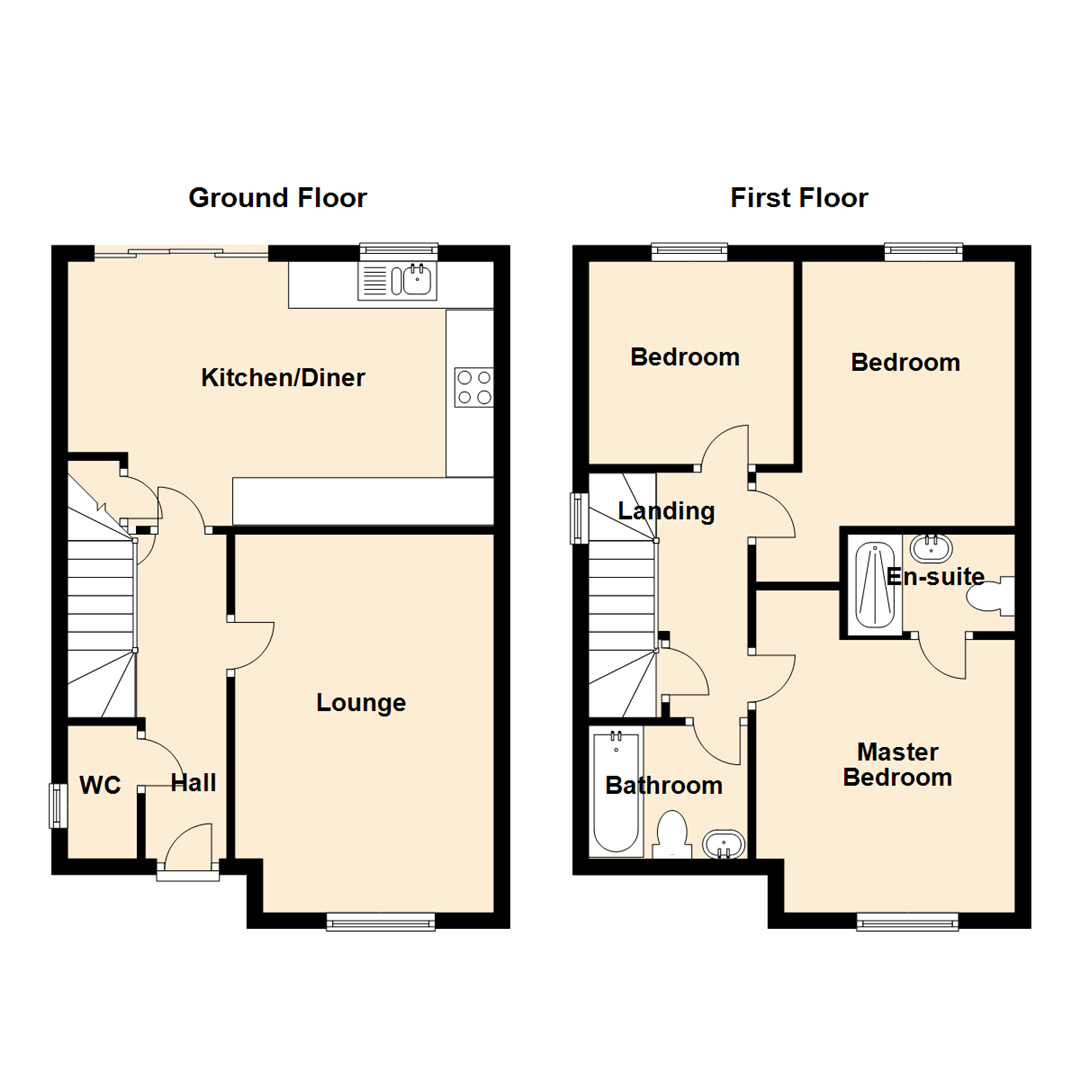 3 Bedrooms Semi-detached house for sale in Bramley Walk, Sherburn In Elmet, Leeds LS25