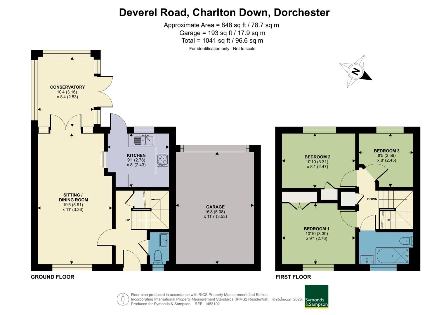 30, Deverel Road, Dorchester floorplan
