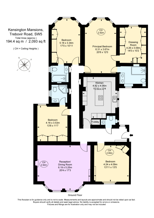28,, Kensington Mansions, London floorplan