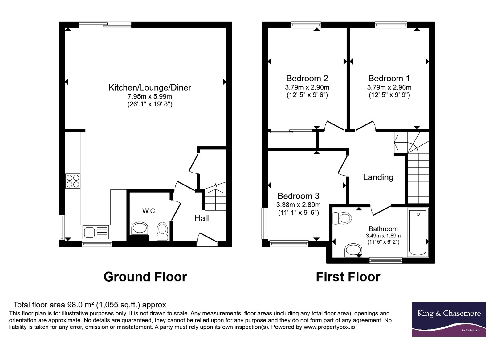 1, Chalk Cliff Road, Brighton floorplan
