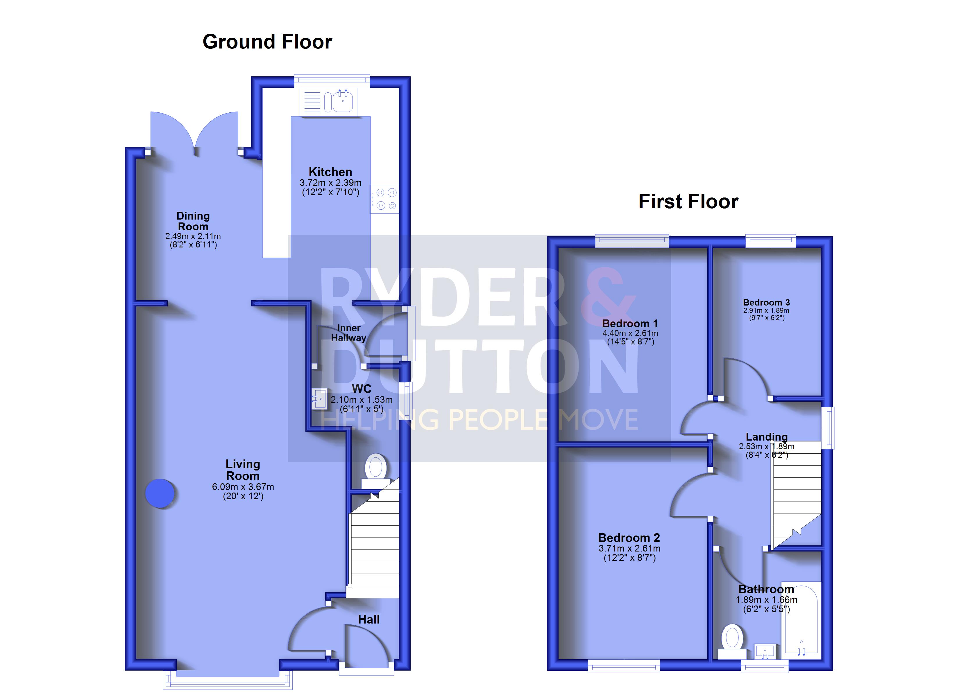 21, Balmoral Road, Rossendale floorplan