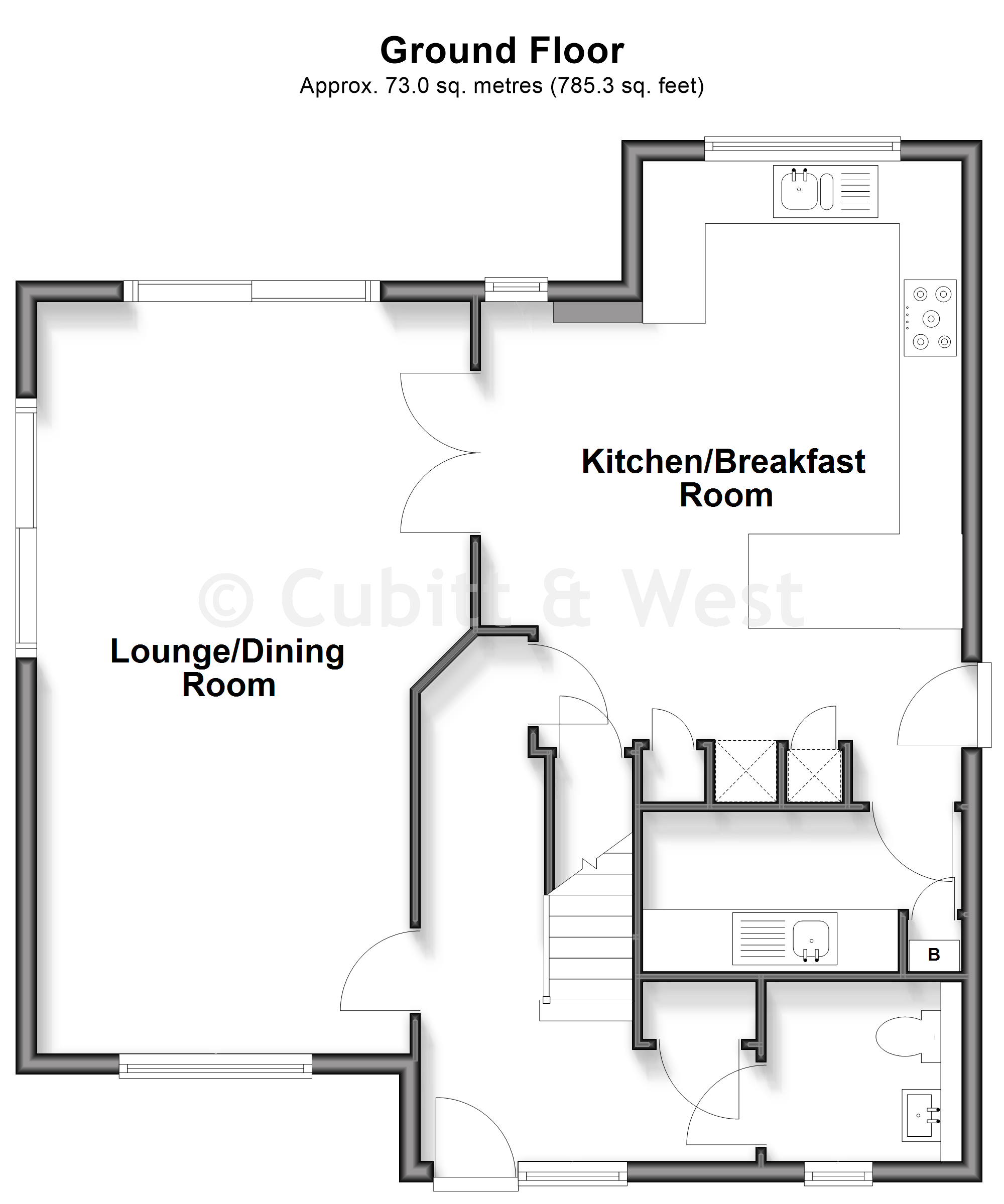 Sandrocks Lodge, Rocky Lane, Haywards Heath floorplan
