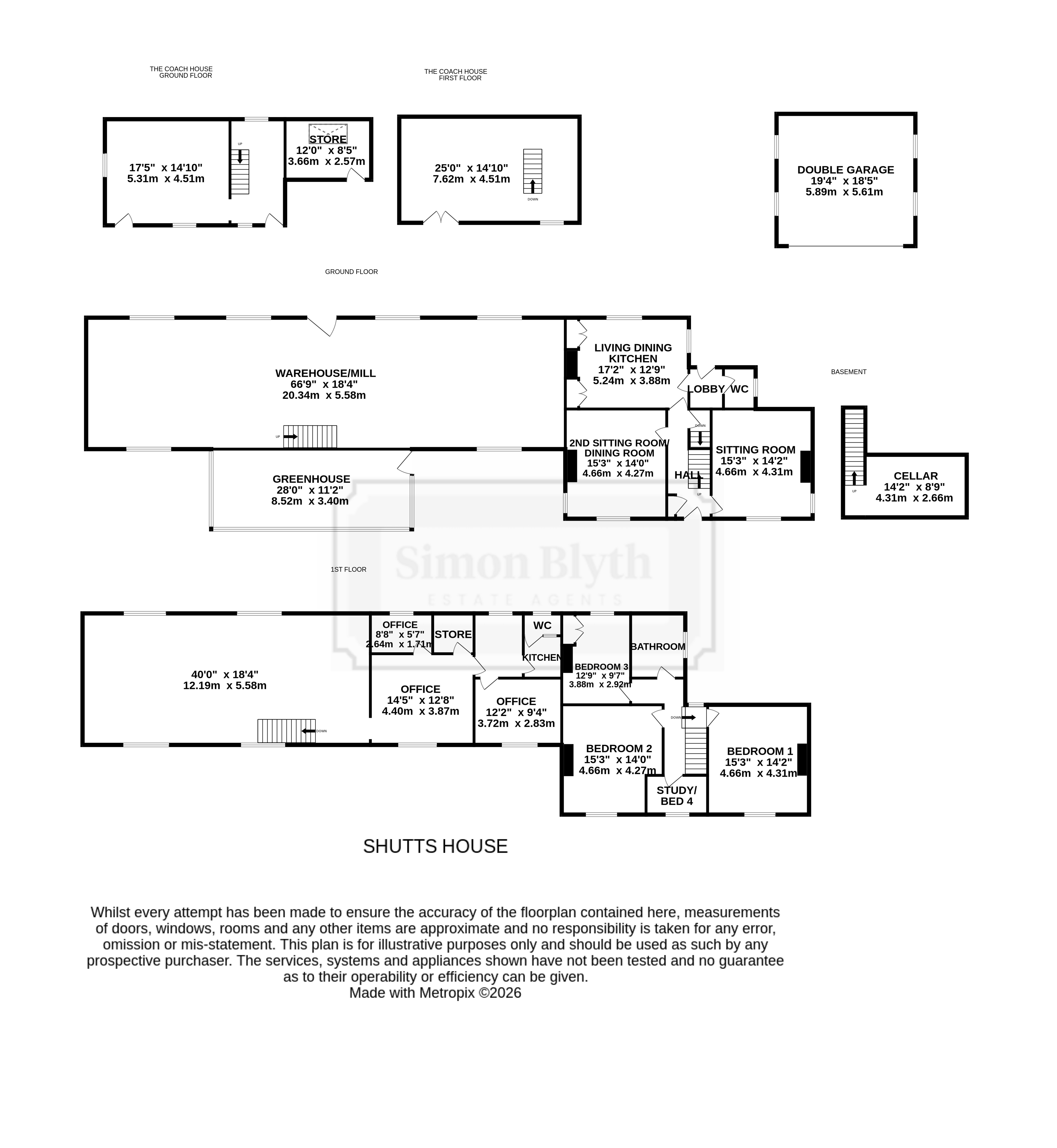 Shutts House,, Healey Road, West Yorkshire floorplan