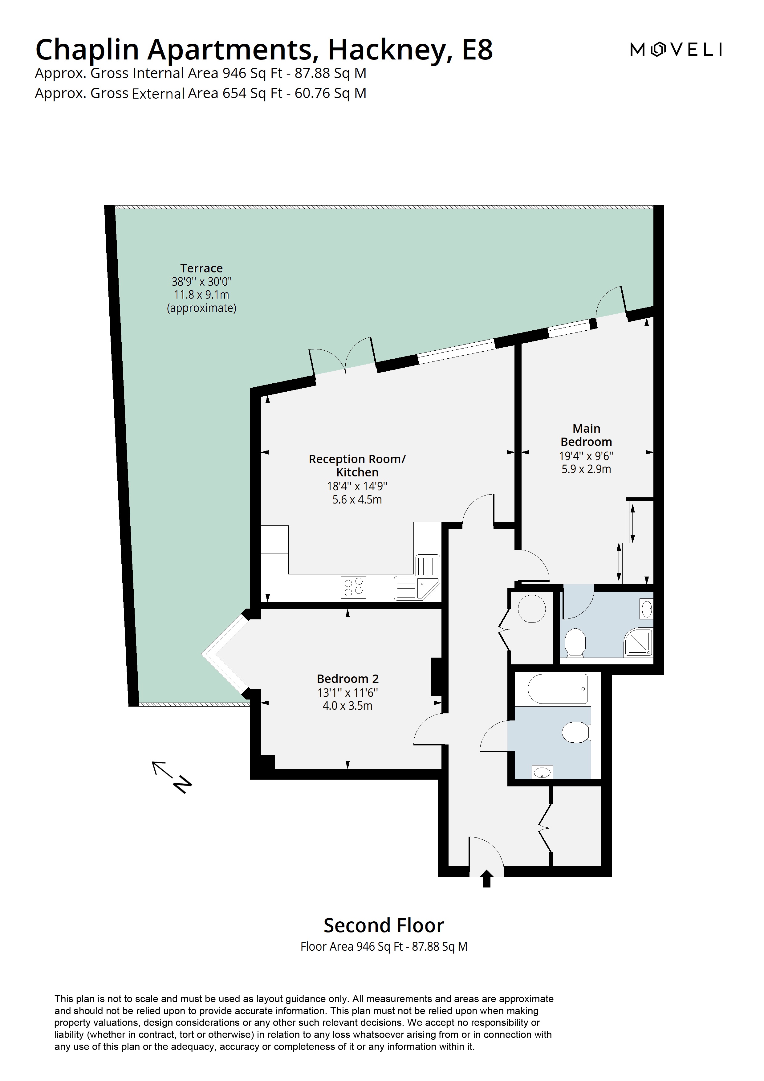 Sylvester Path, London E8, 2 bedroom flat for sale 65792516