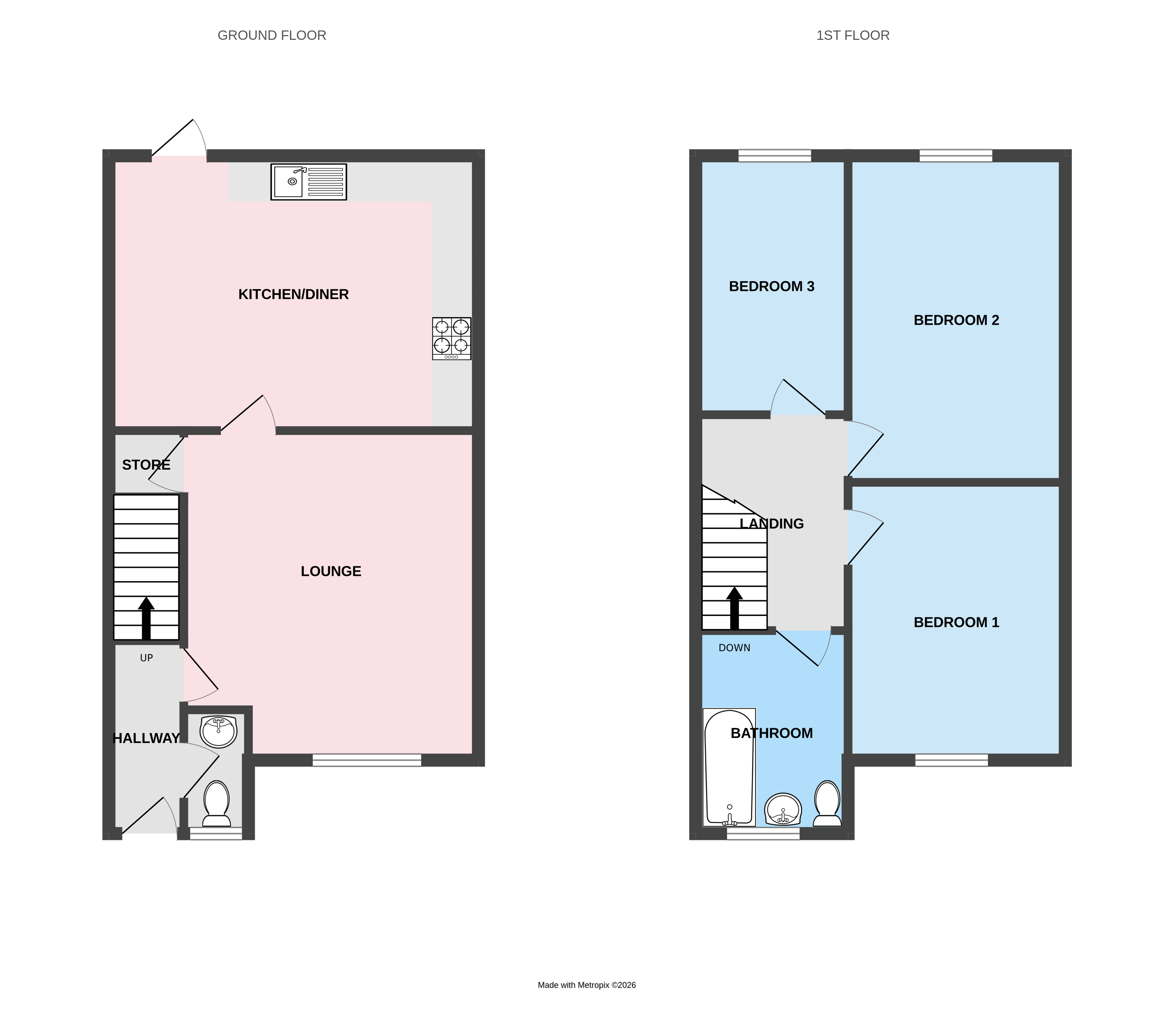 7A, Boscobel Close, Telford floorplan