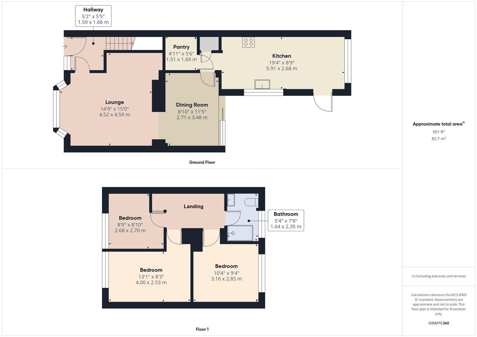 Cedar Drive, Edenbridge floorplan