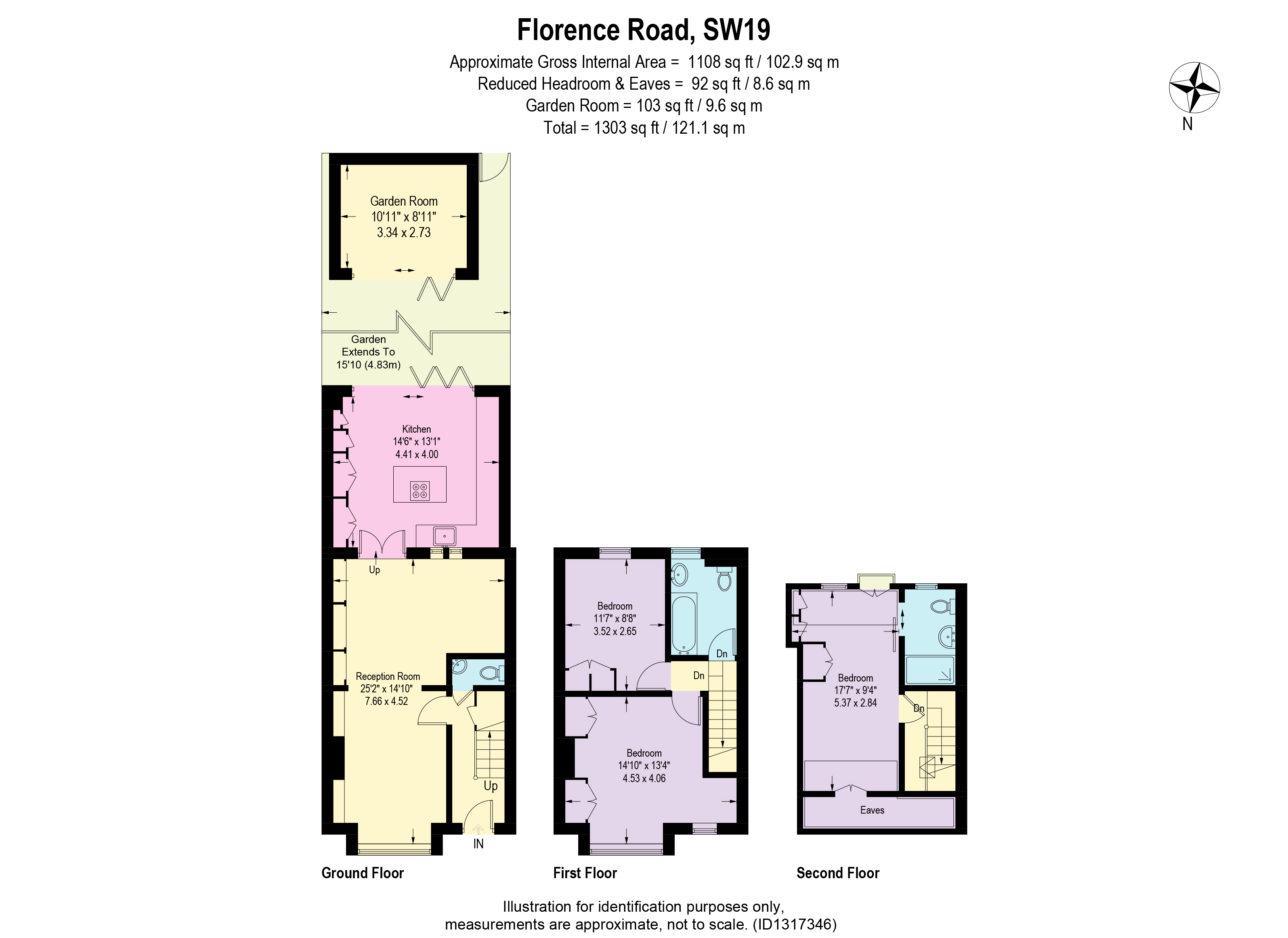 72, Florence Road, London floorplan