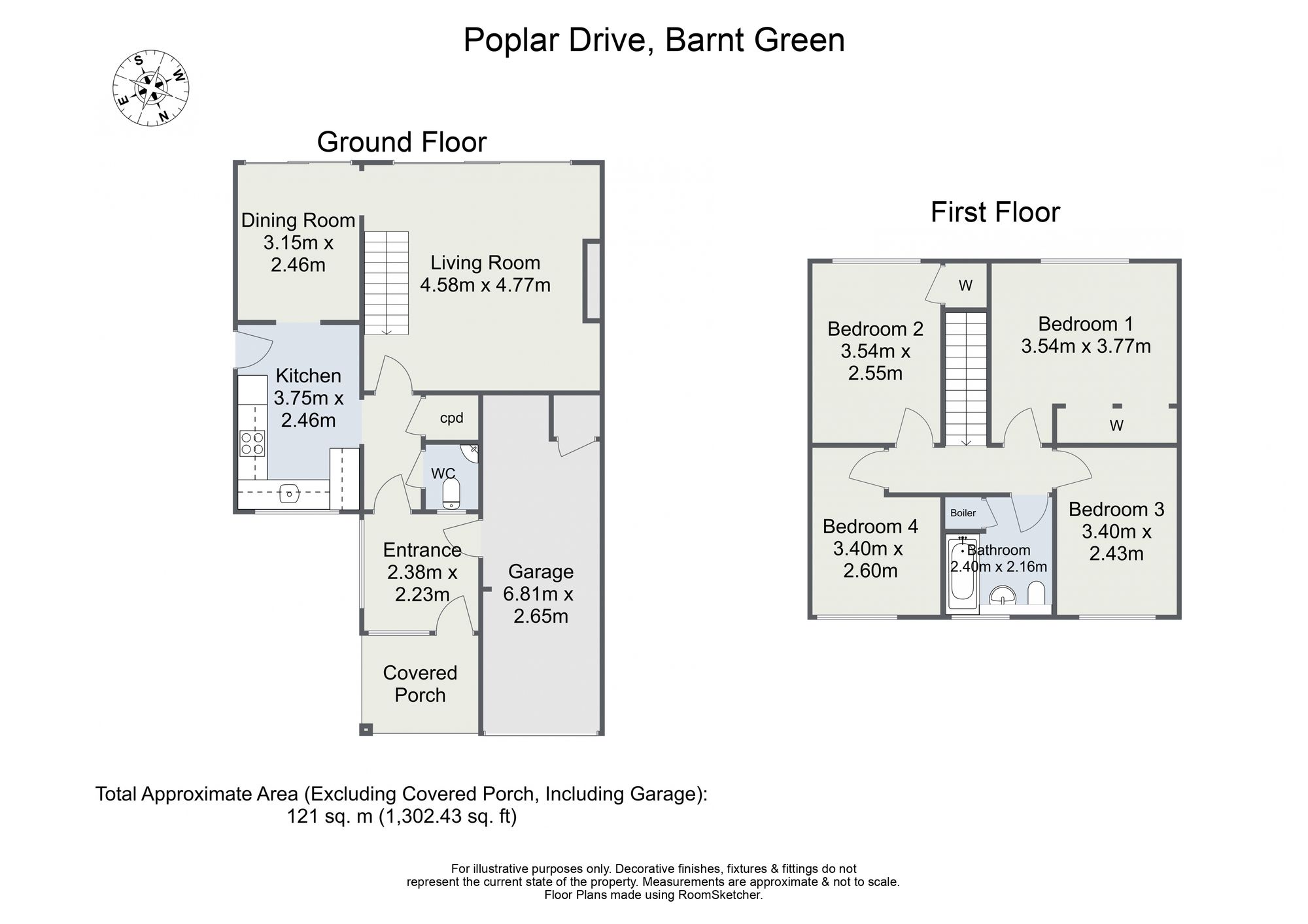 2 Poplar Drive, Birmingham floorplan