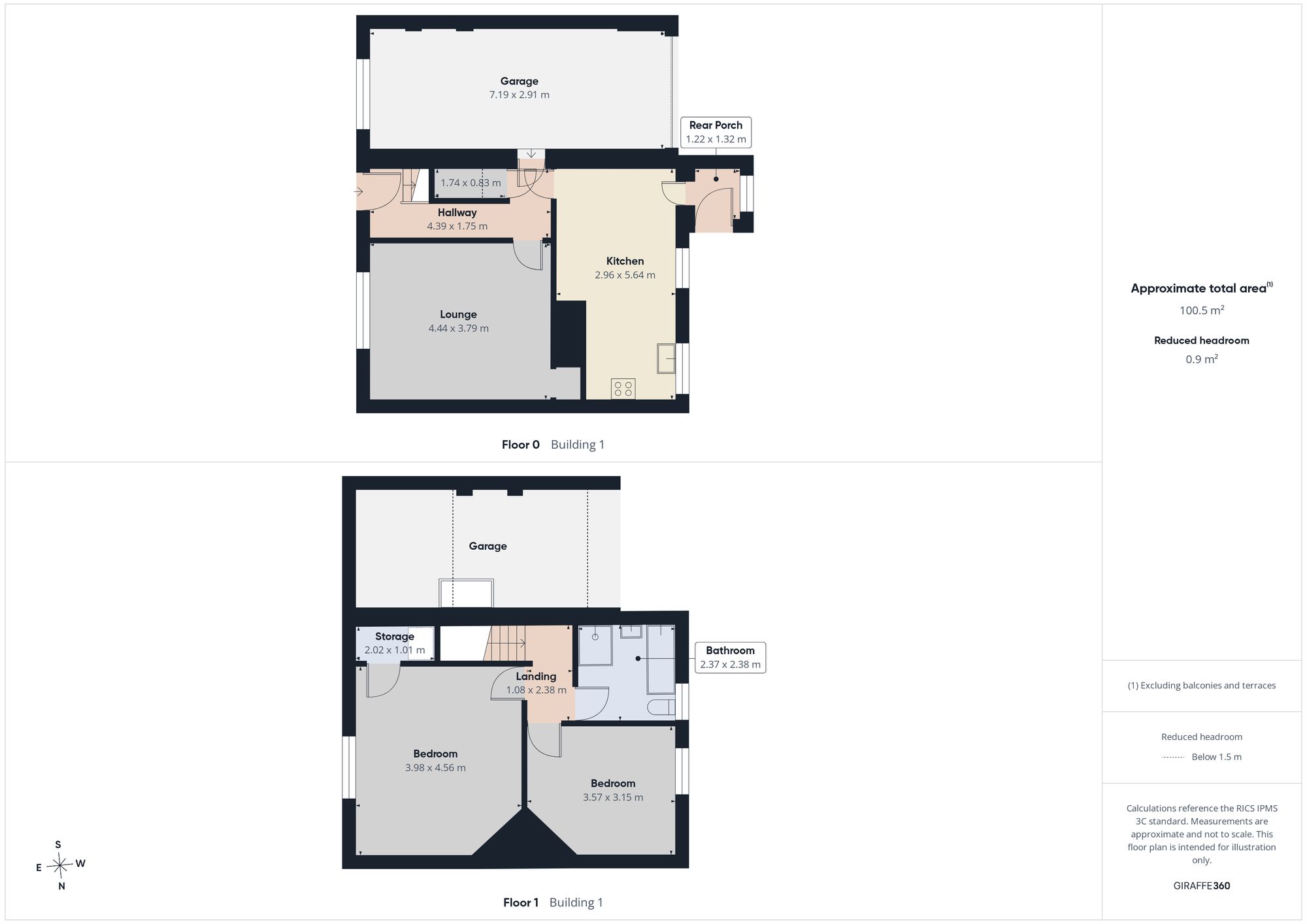 1 Pear Tree Terrace, Chester Le Street floorplan