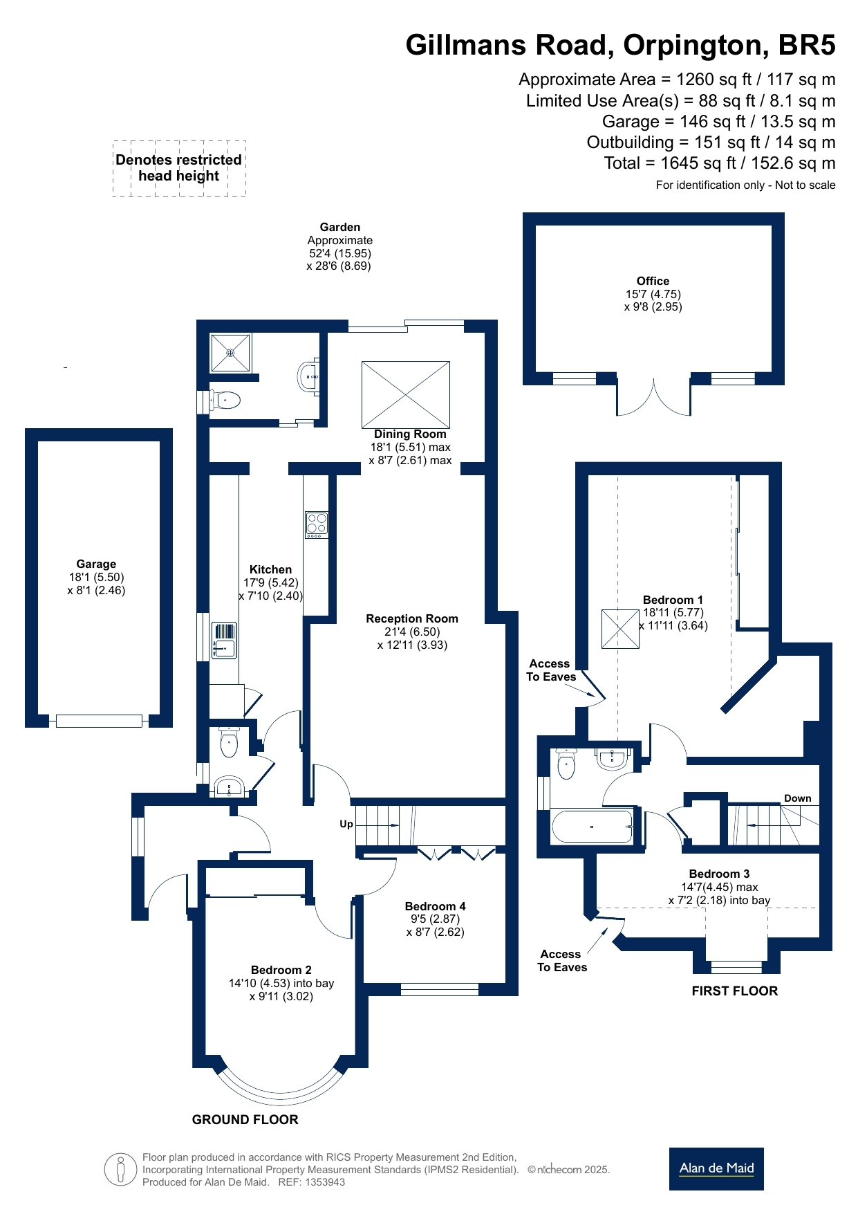 36, Gillmans Road, Orpington floorplan