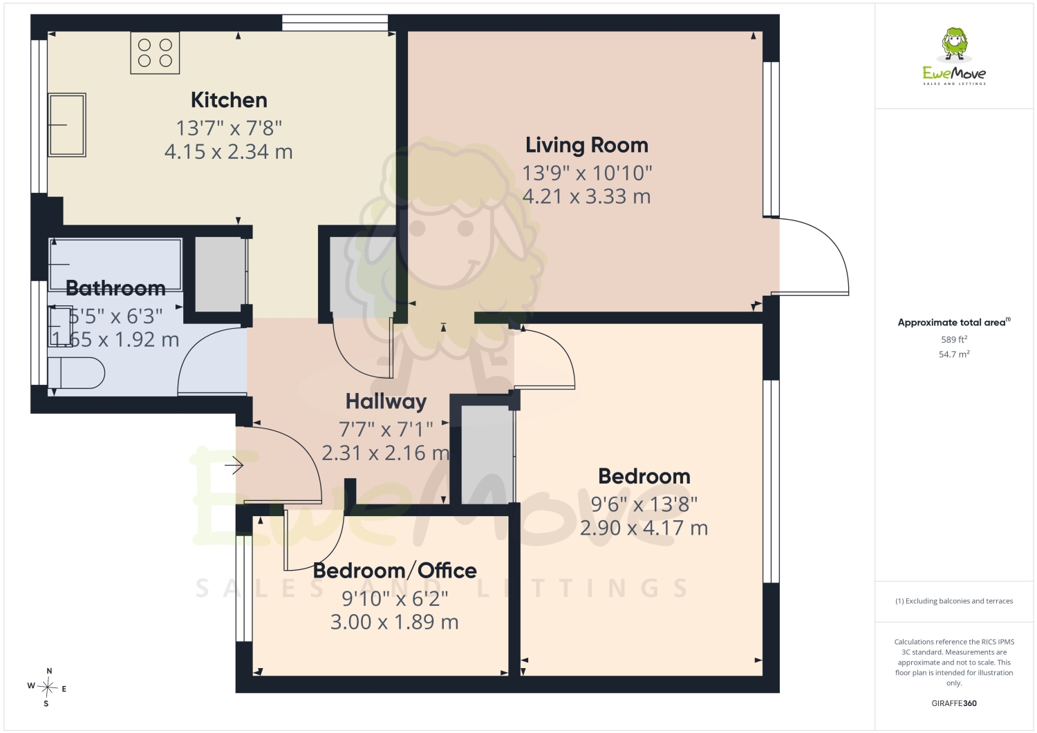 106, Burney Bit, Tadley floorplan
