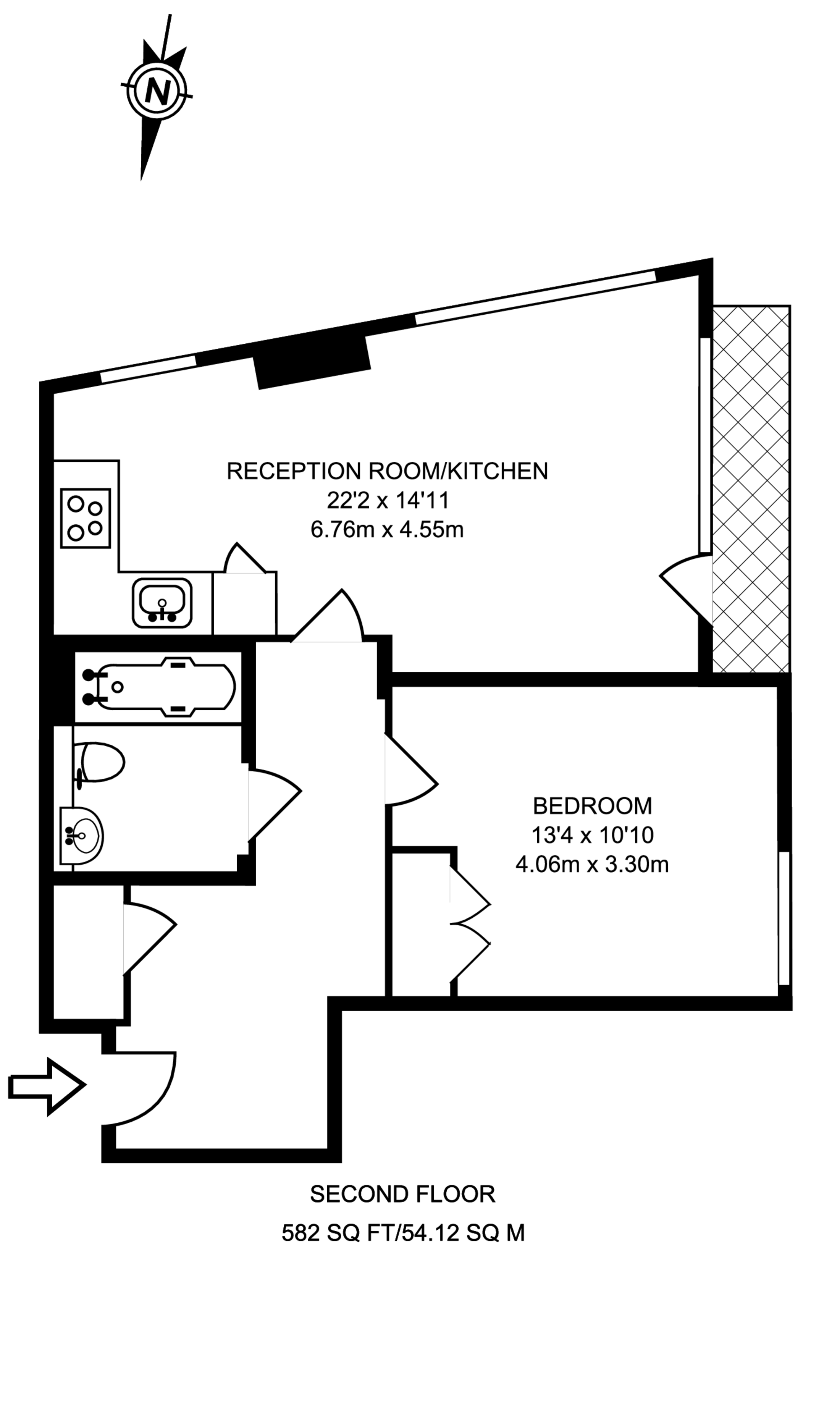 Denison House, Canary Wharf floorplan