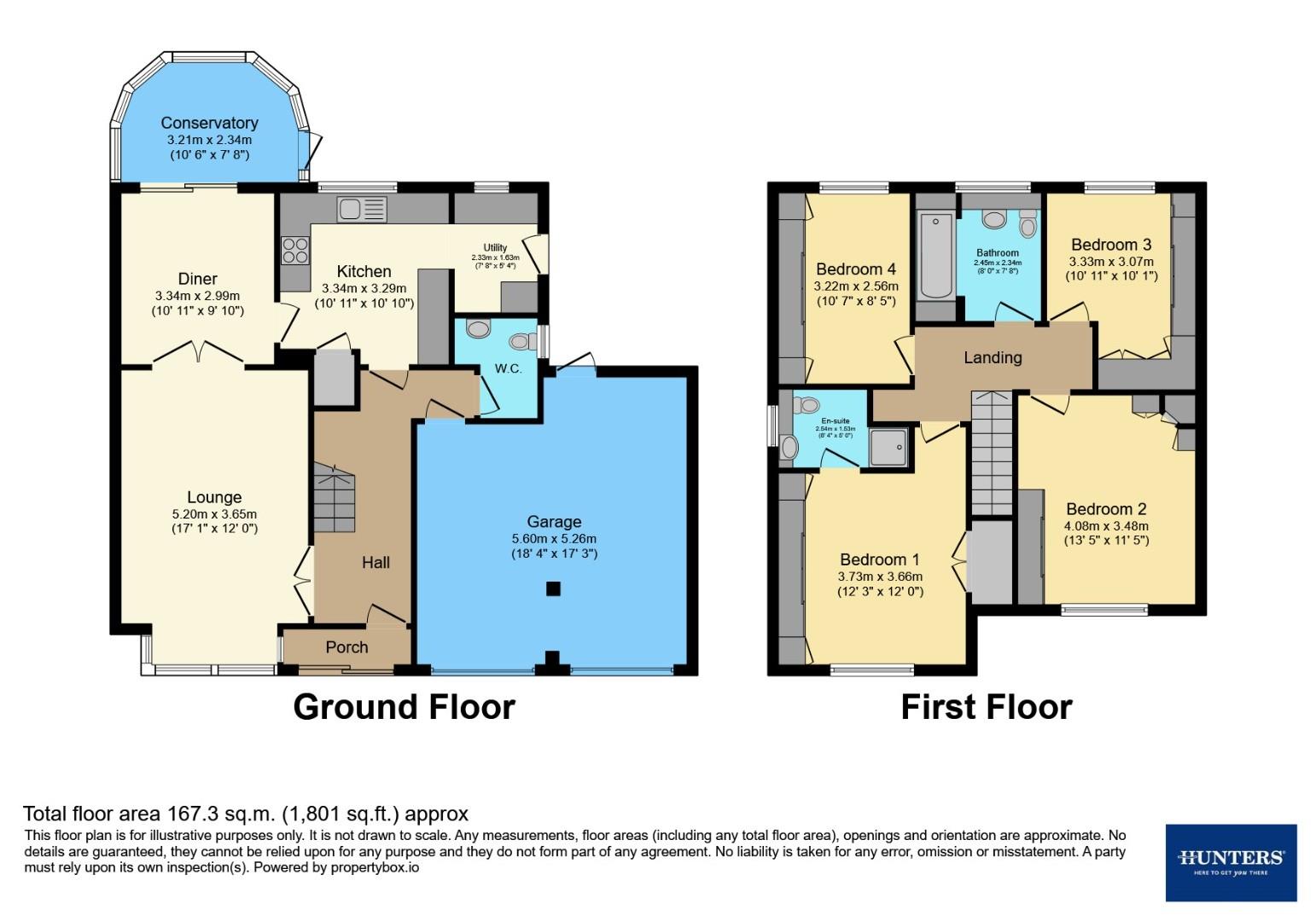 Bluebird Close, Lichfield floorplan