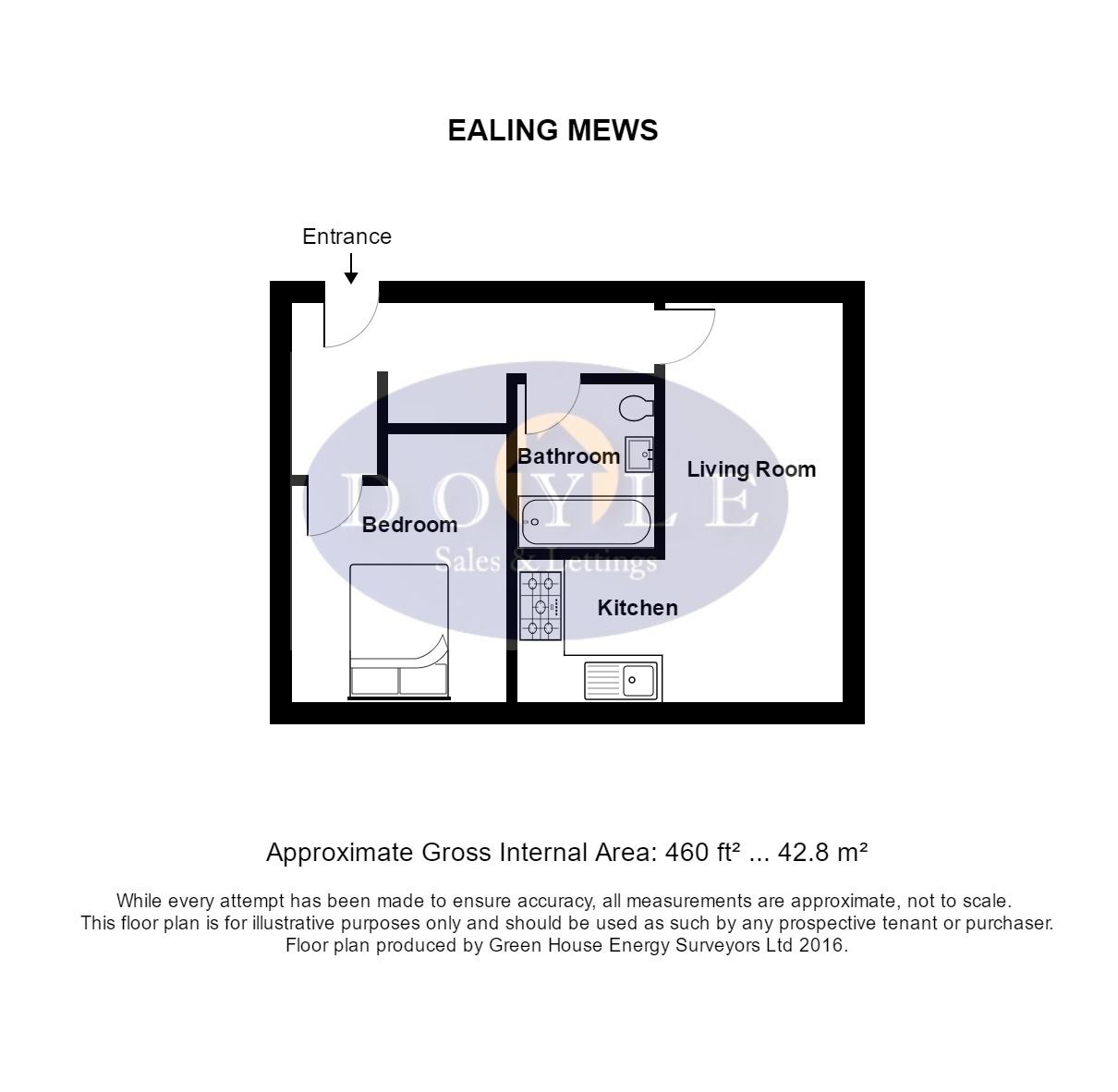 1 Bedrooms Flat to rent in Windmill Lane, Ealing Borough UB2