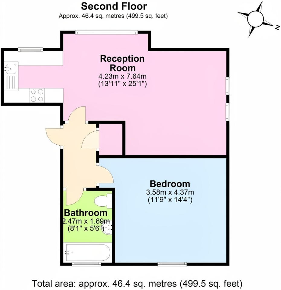 8a Drive Court, The Drive, Edgware floorplan