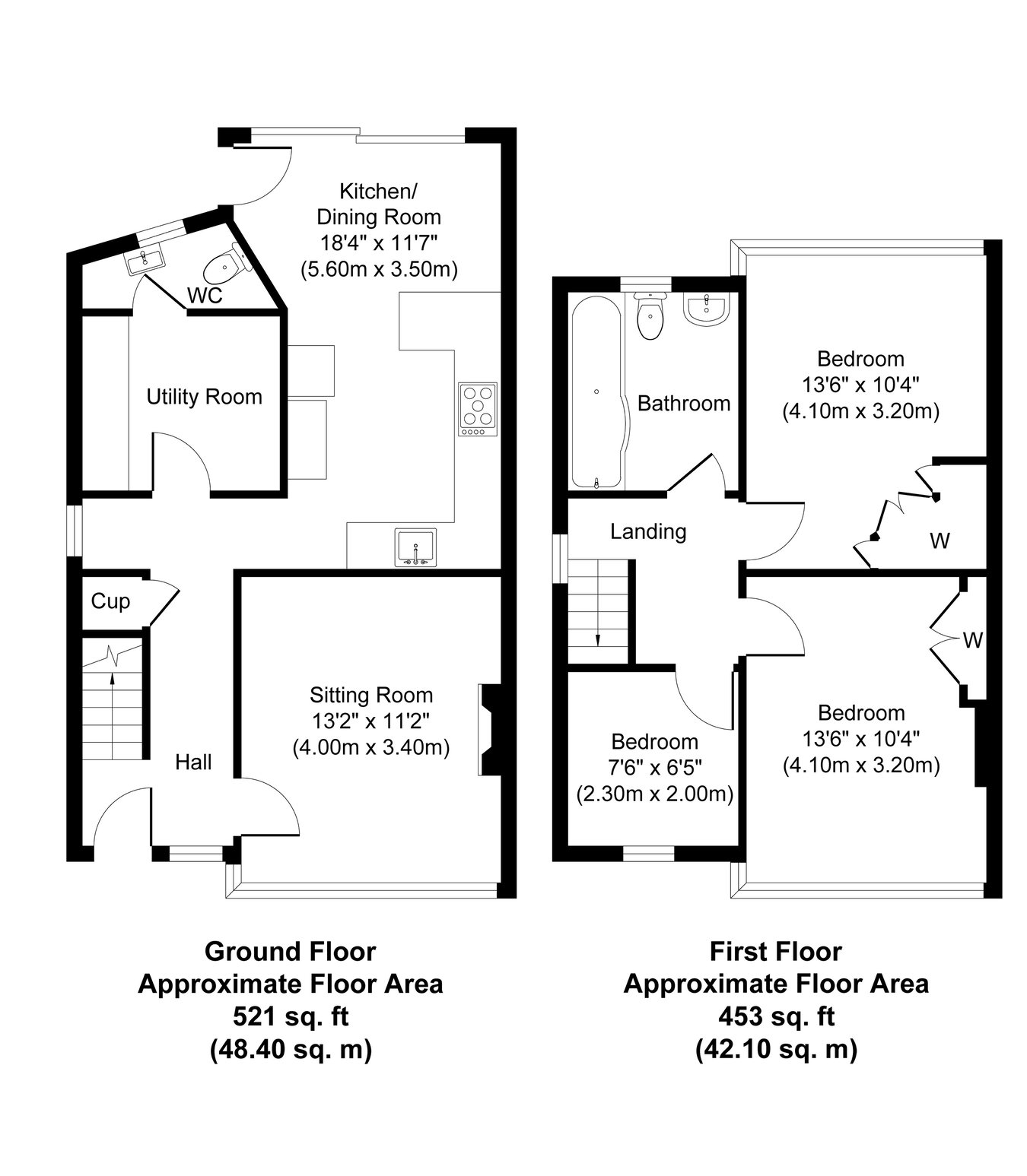 63, Strodes Crescent, Staines-upon-Thames floorplan