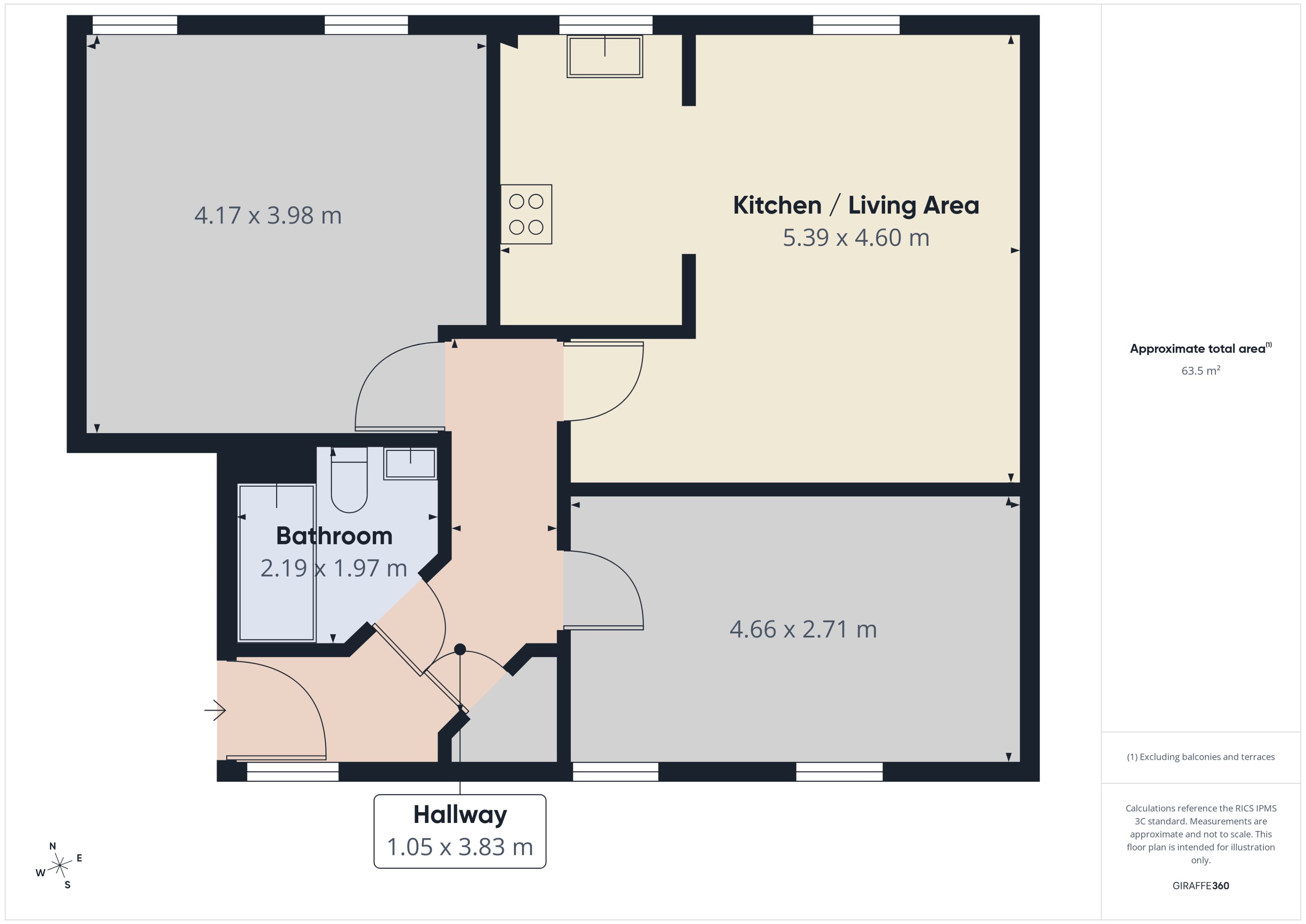 16F, Bowthorpe Drive, Gloucester floorplan