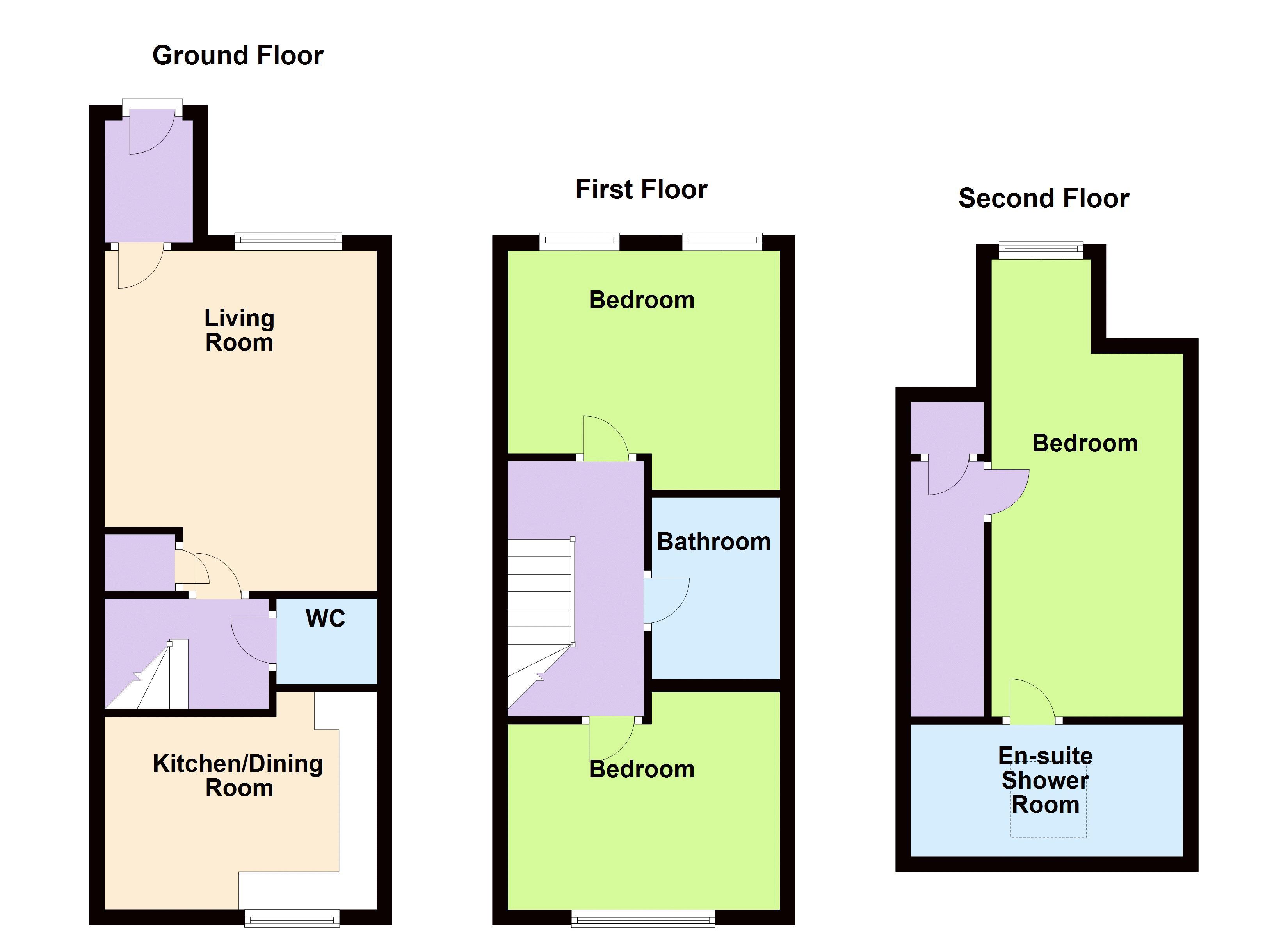 3 Bedrooms Terraced house for sale in Daisy Road, Worthing BN13