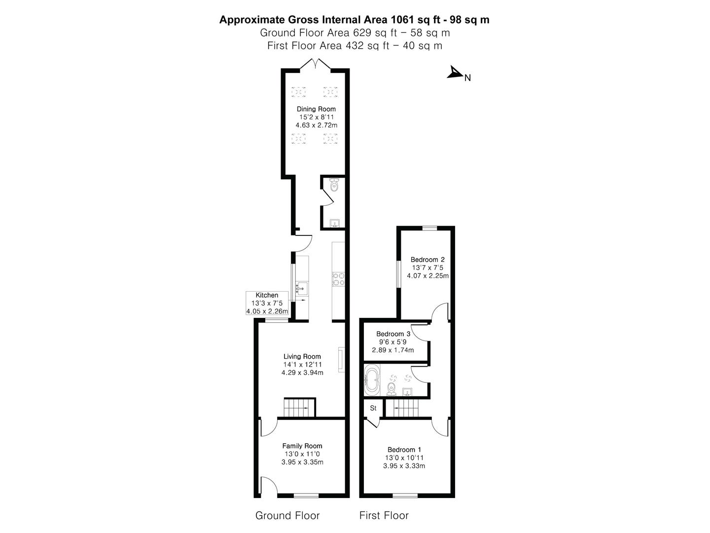10, Station Road, Cambridge floorplan