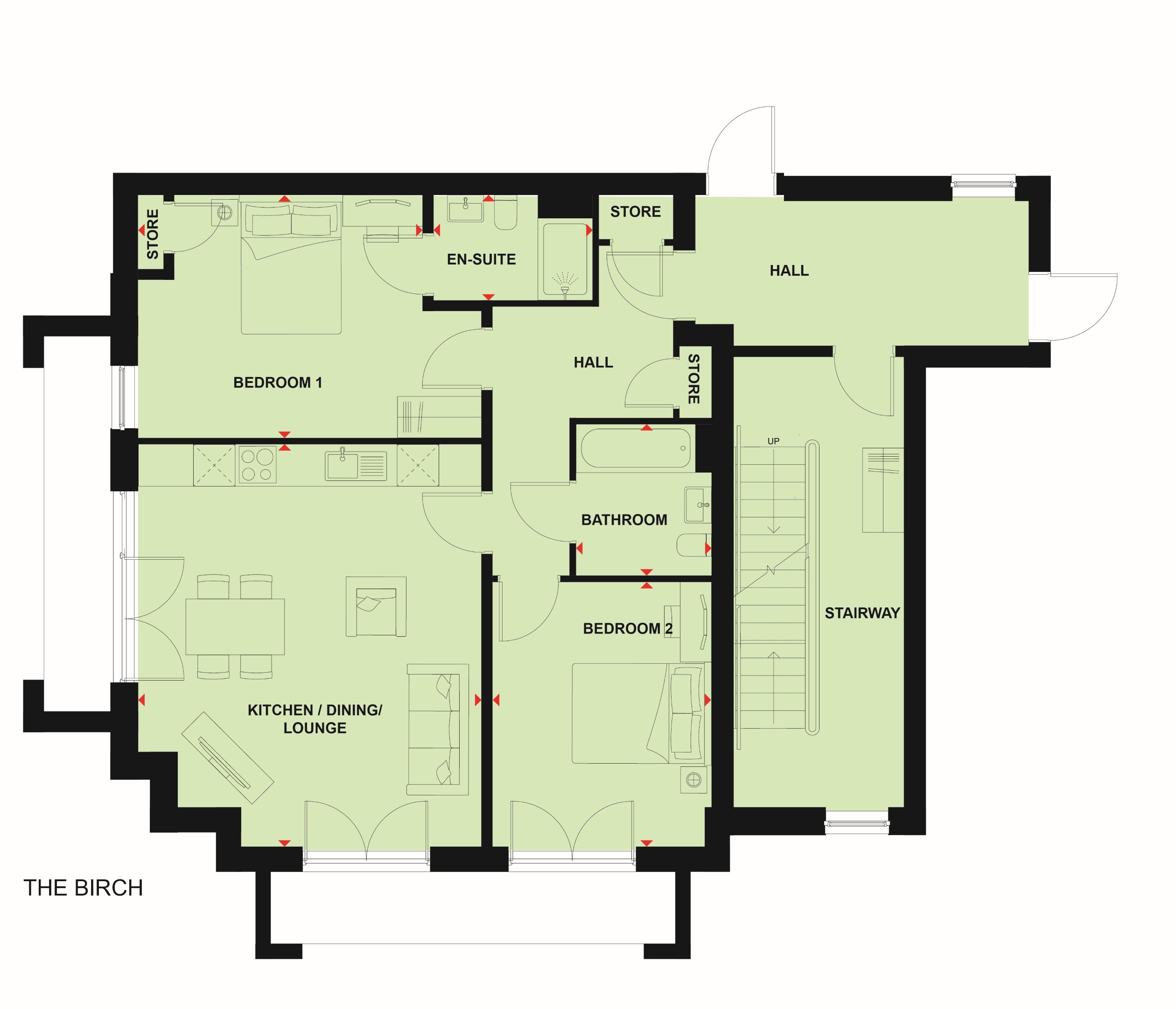 H8745100, Mill Lane, Swindon floorplan