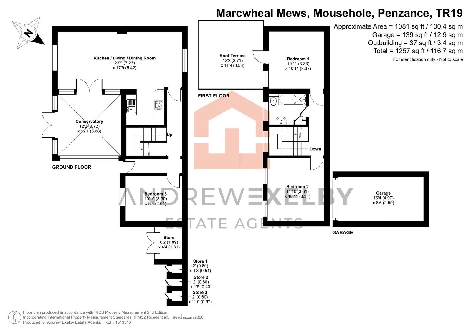 8, Marcwheal Mews, Penzance floorplan