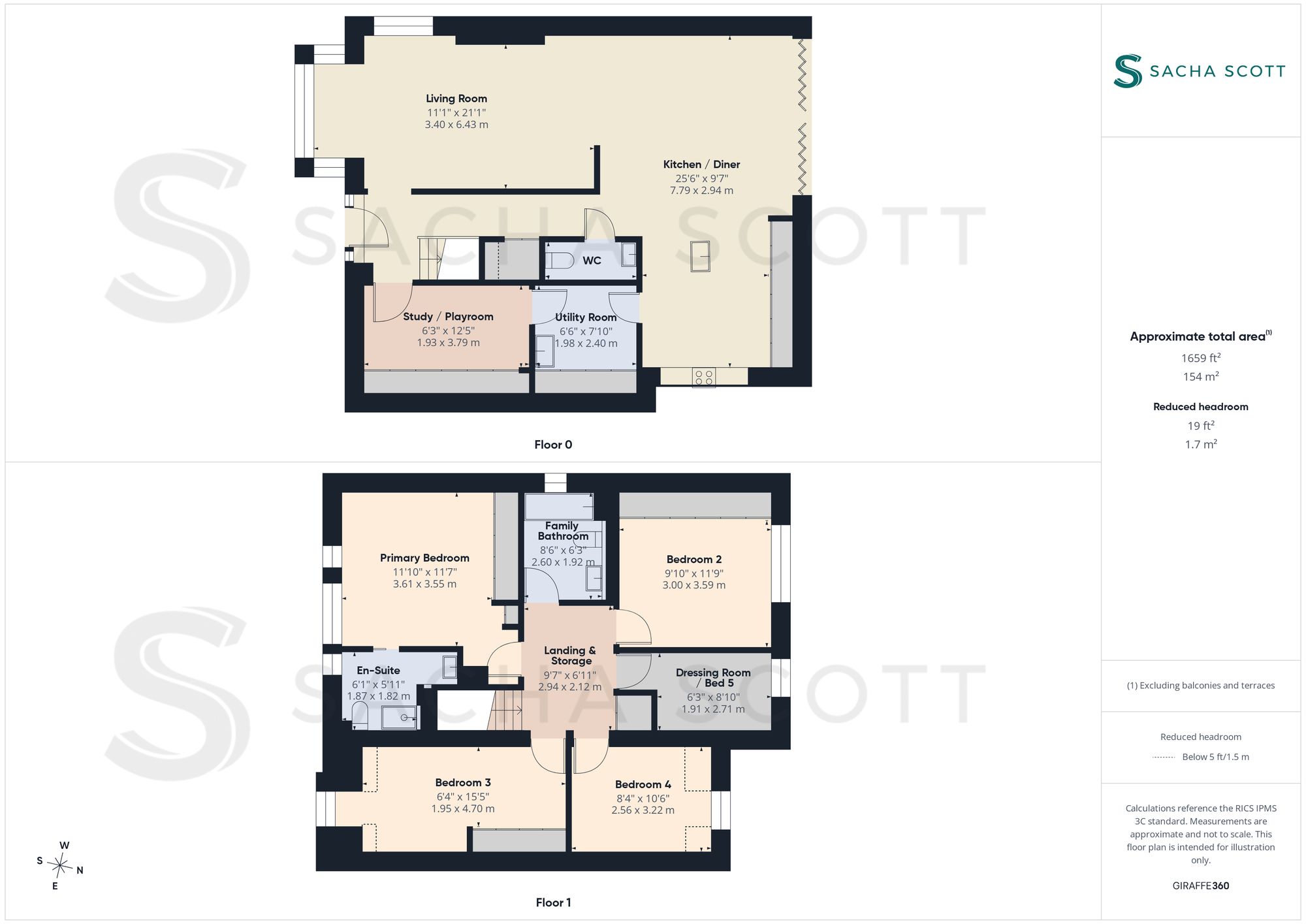 4 Hawthorn Close Fir Tree Road, Banstead floorplan